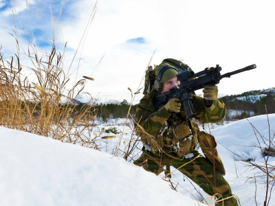 norwegian army, оружие, солдат