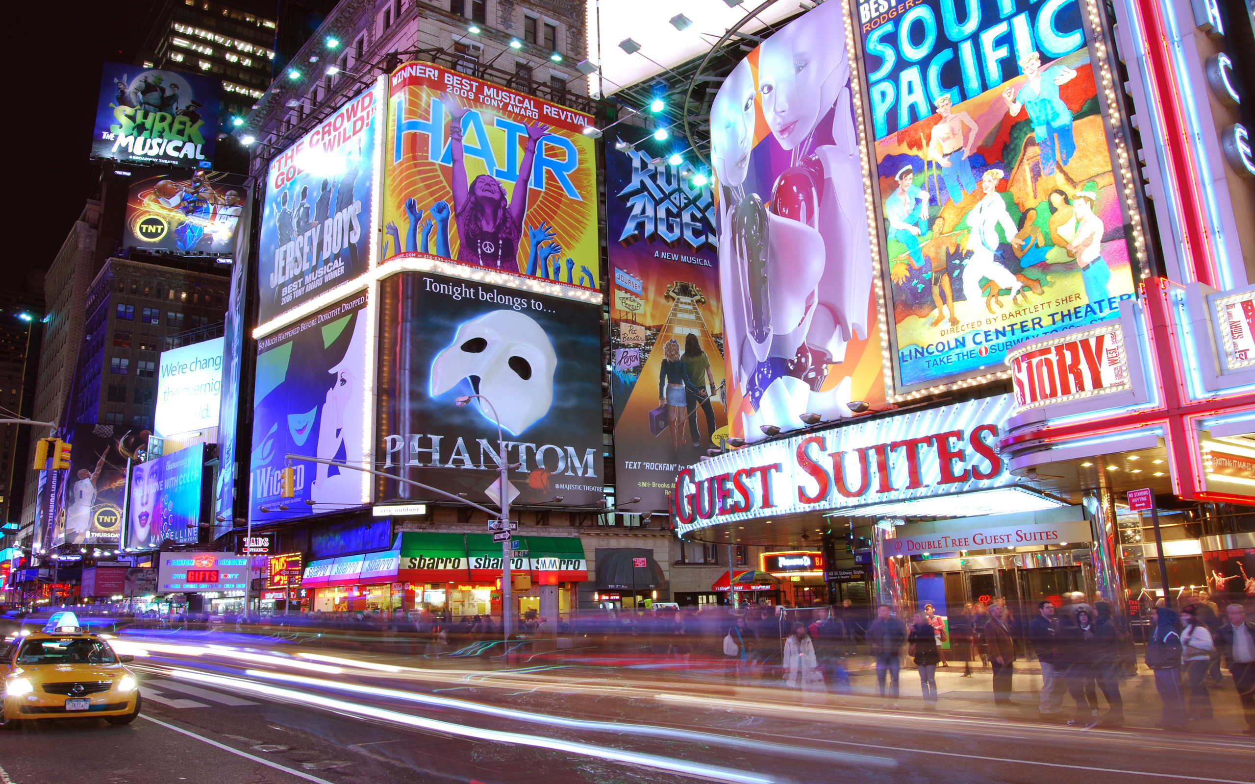 Таймс-сквер Нью-Йорк Бродвей