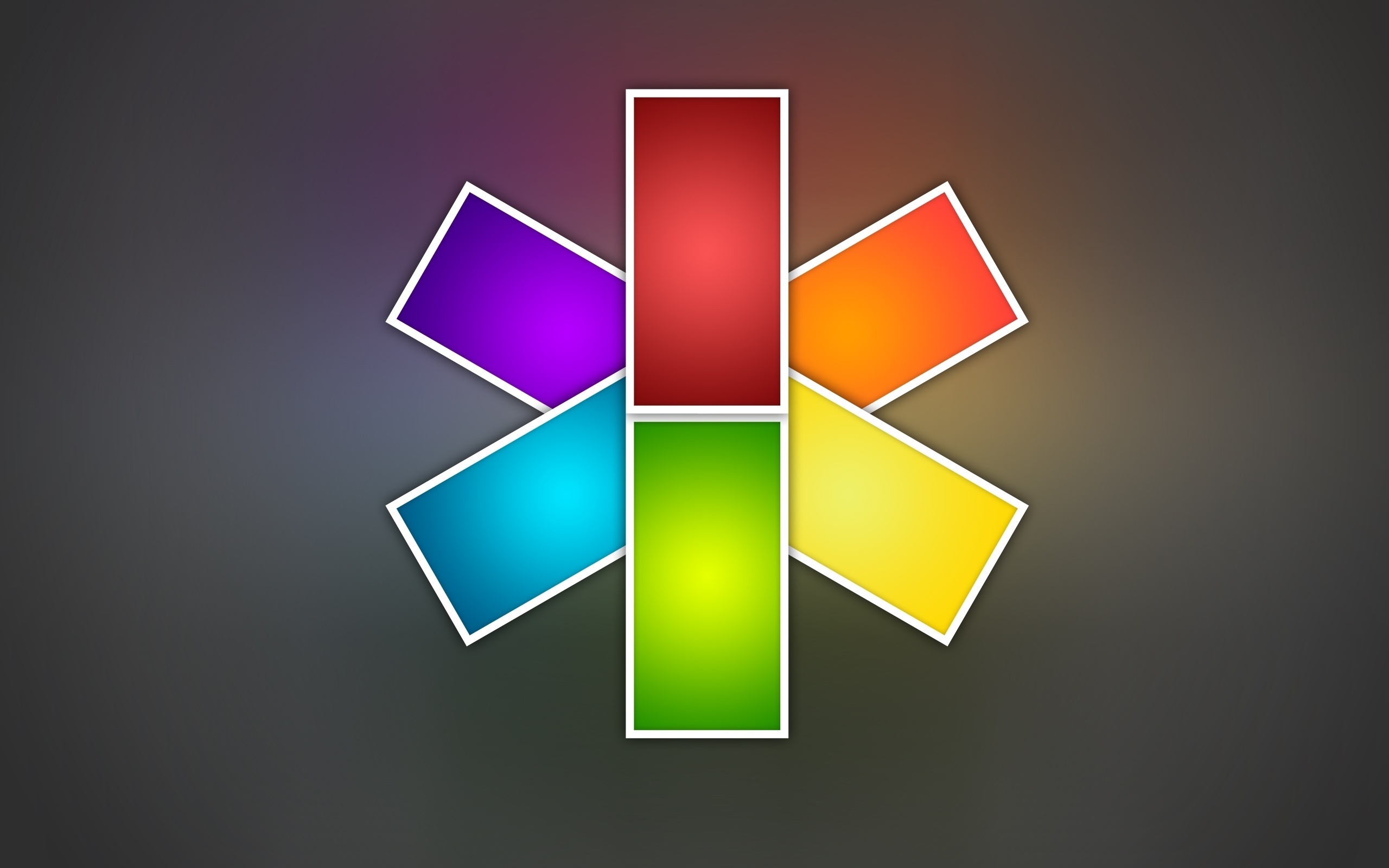 Логотип разноцветные квадраты