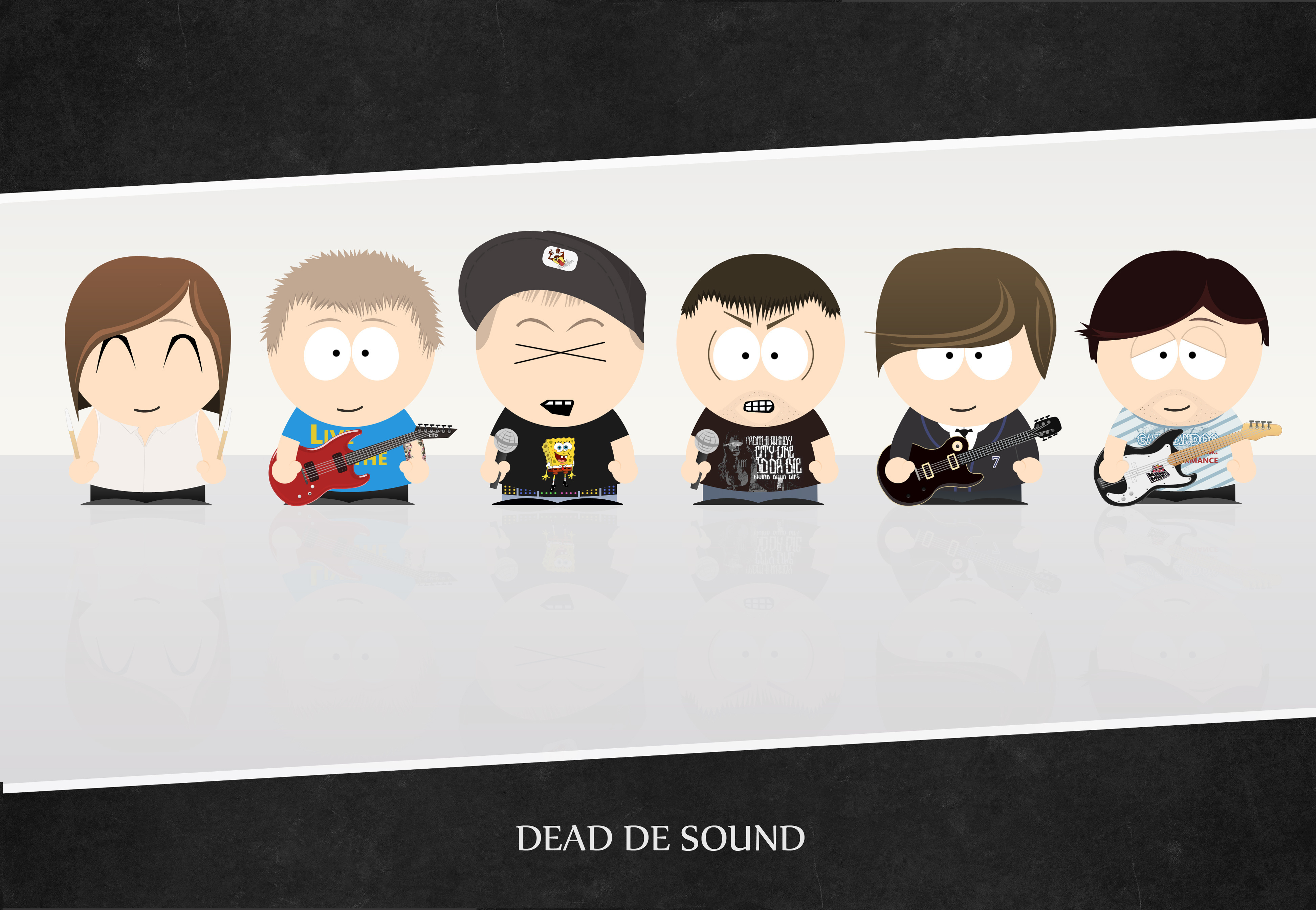 Обои dead de sound, south park, рисунок на рабочий стол