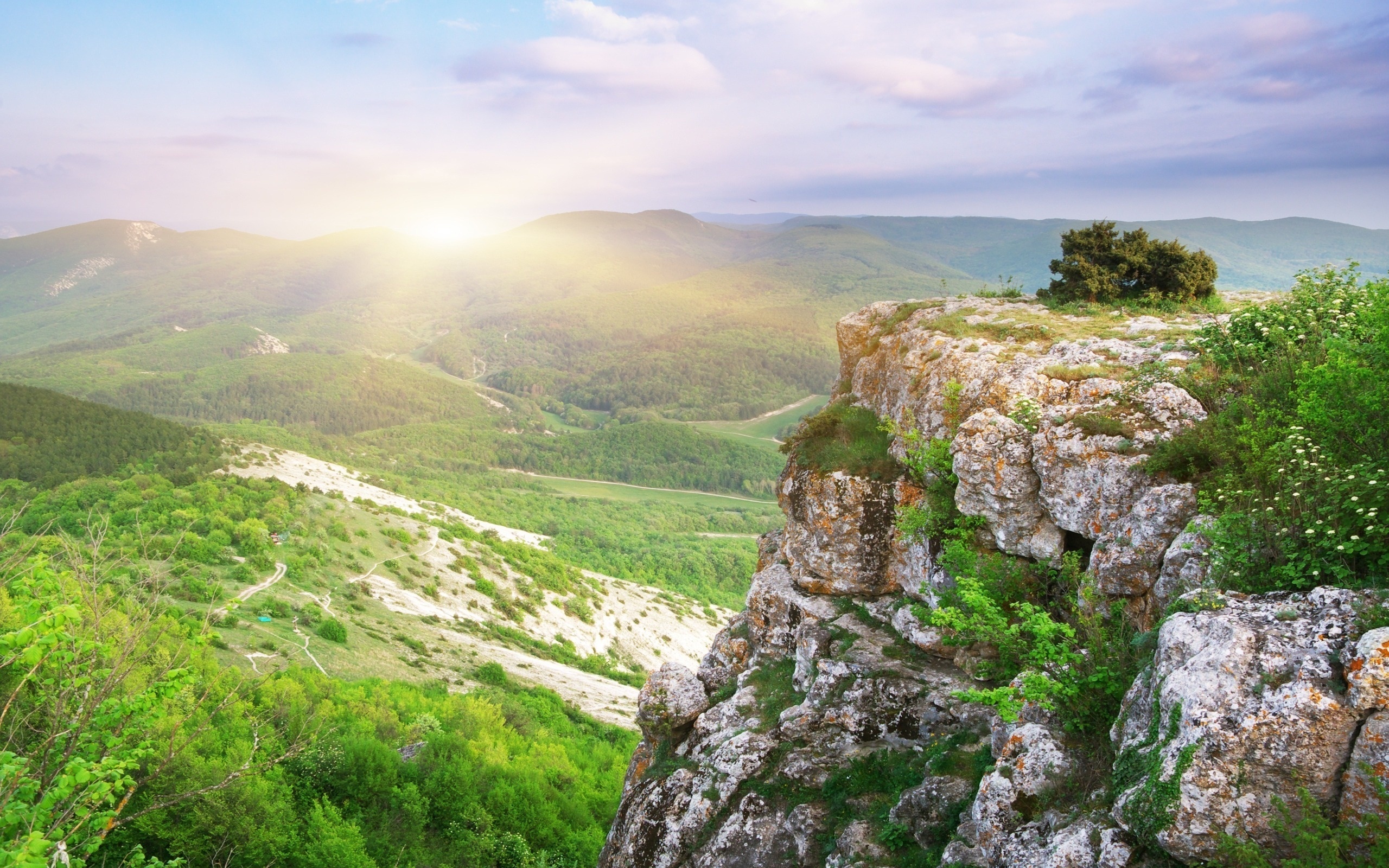 Панорама вид с горы