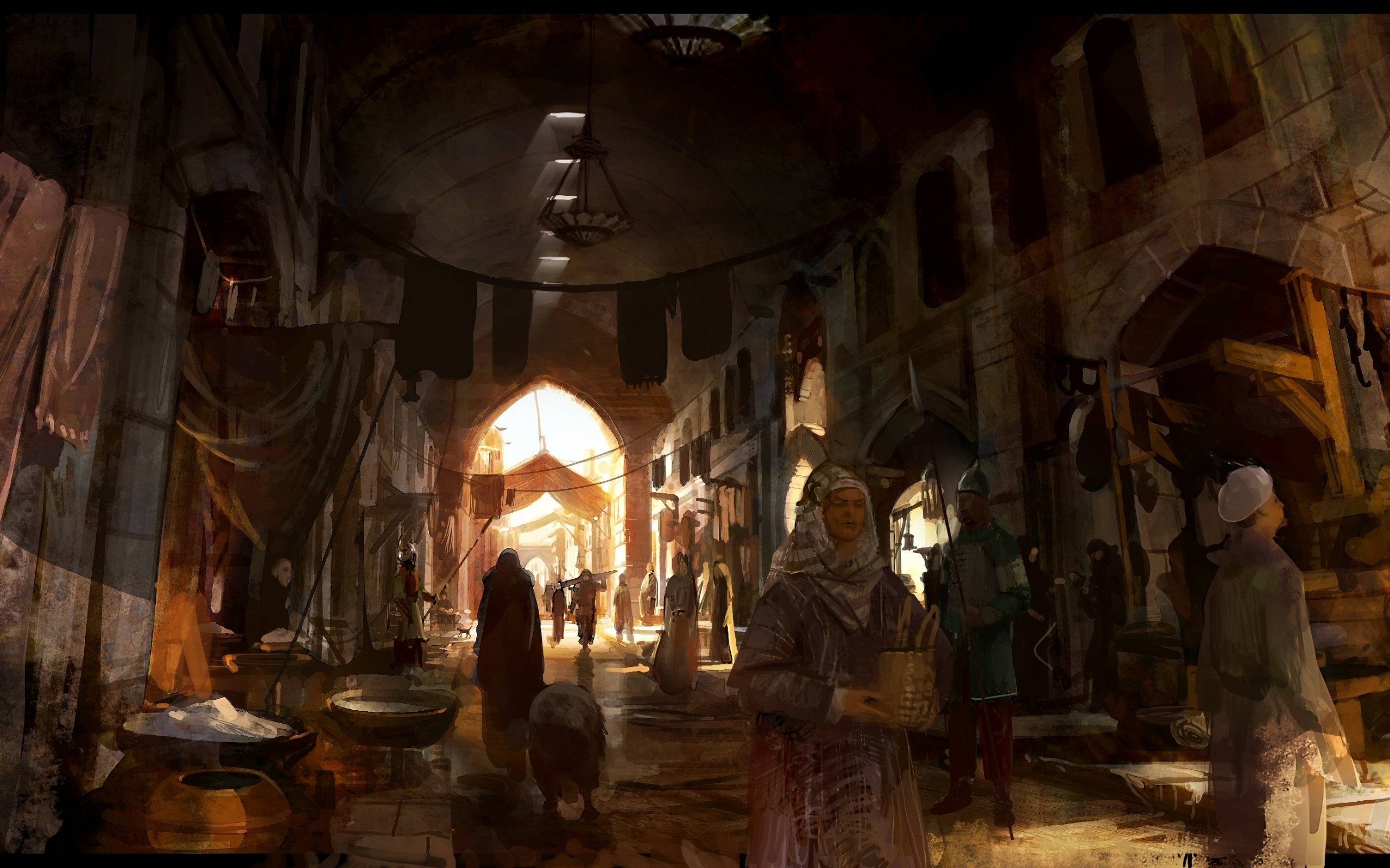 Assassins Creed Крытый рынок