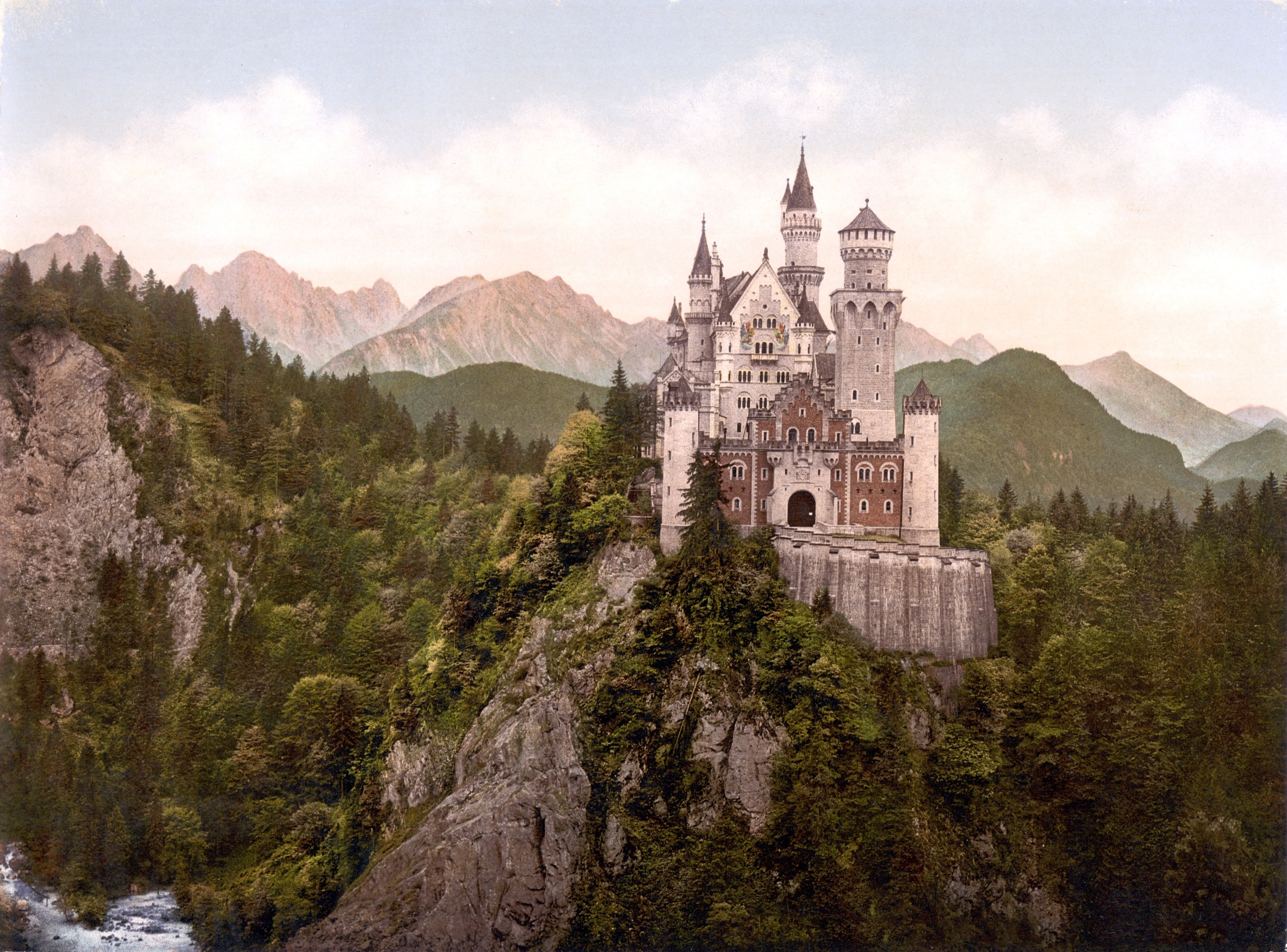 «Замок Нойшванштайн». Адольф Гитлер