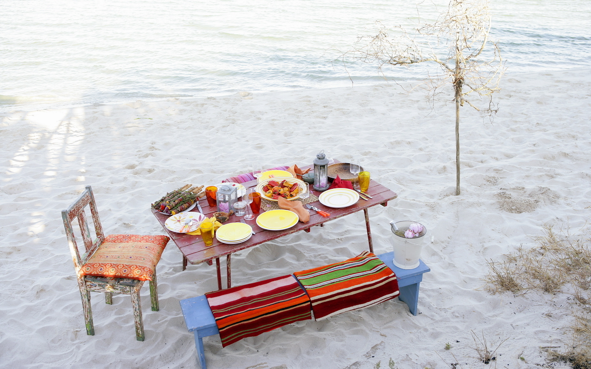 Пикник на пляже