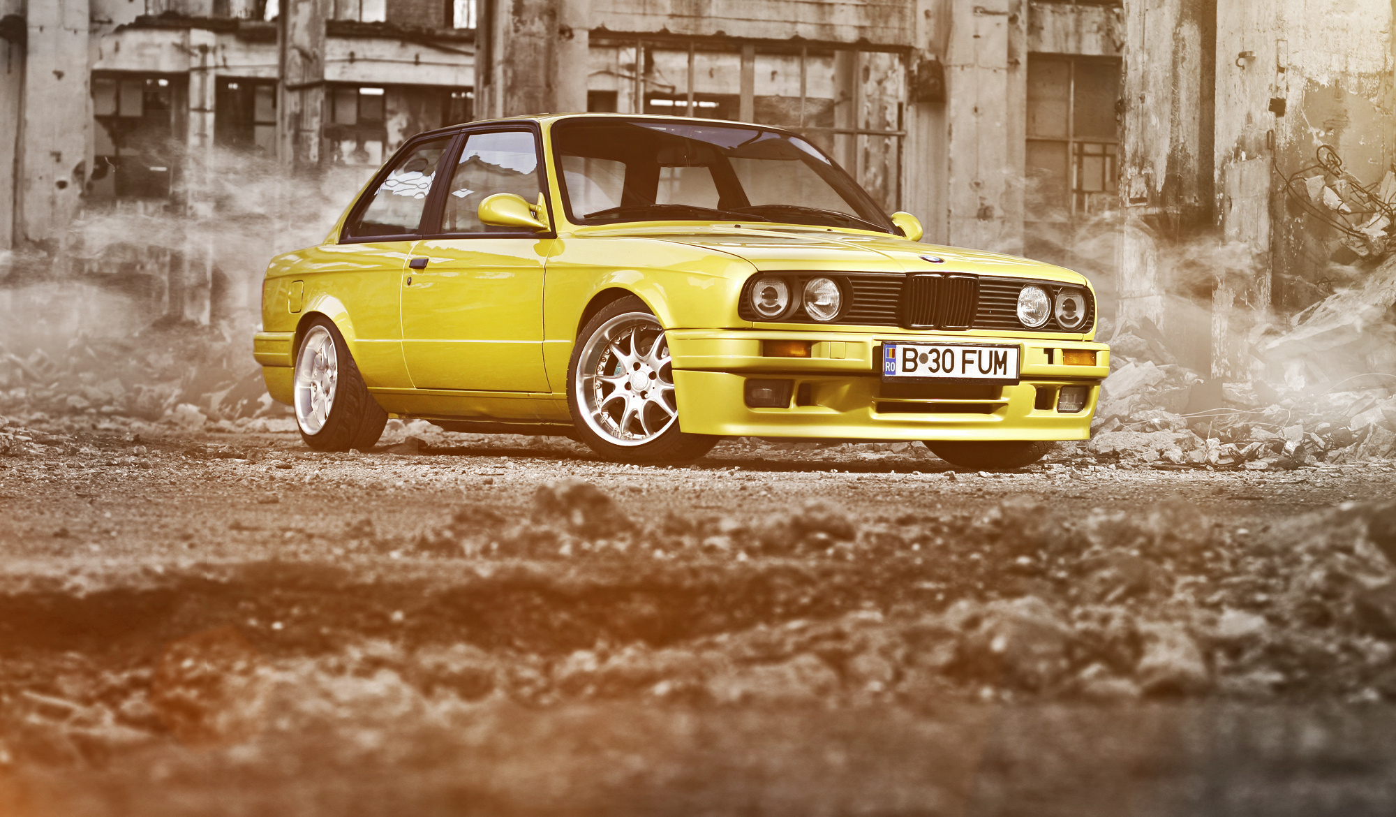 BMW e30 осень