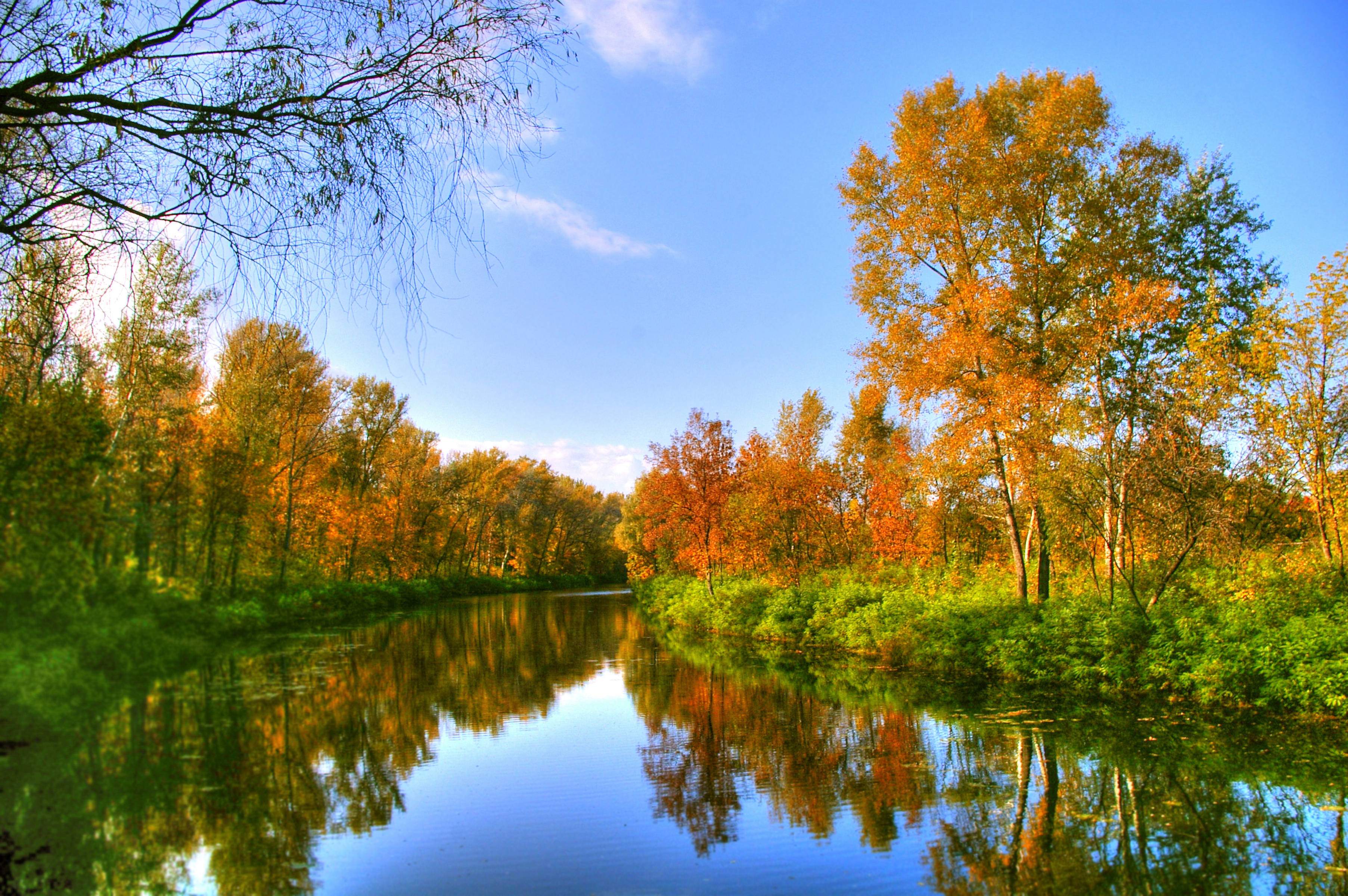 Осенний Пейзаж На Реке
