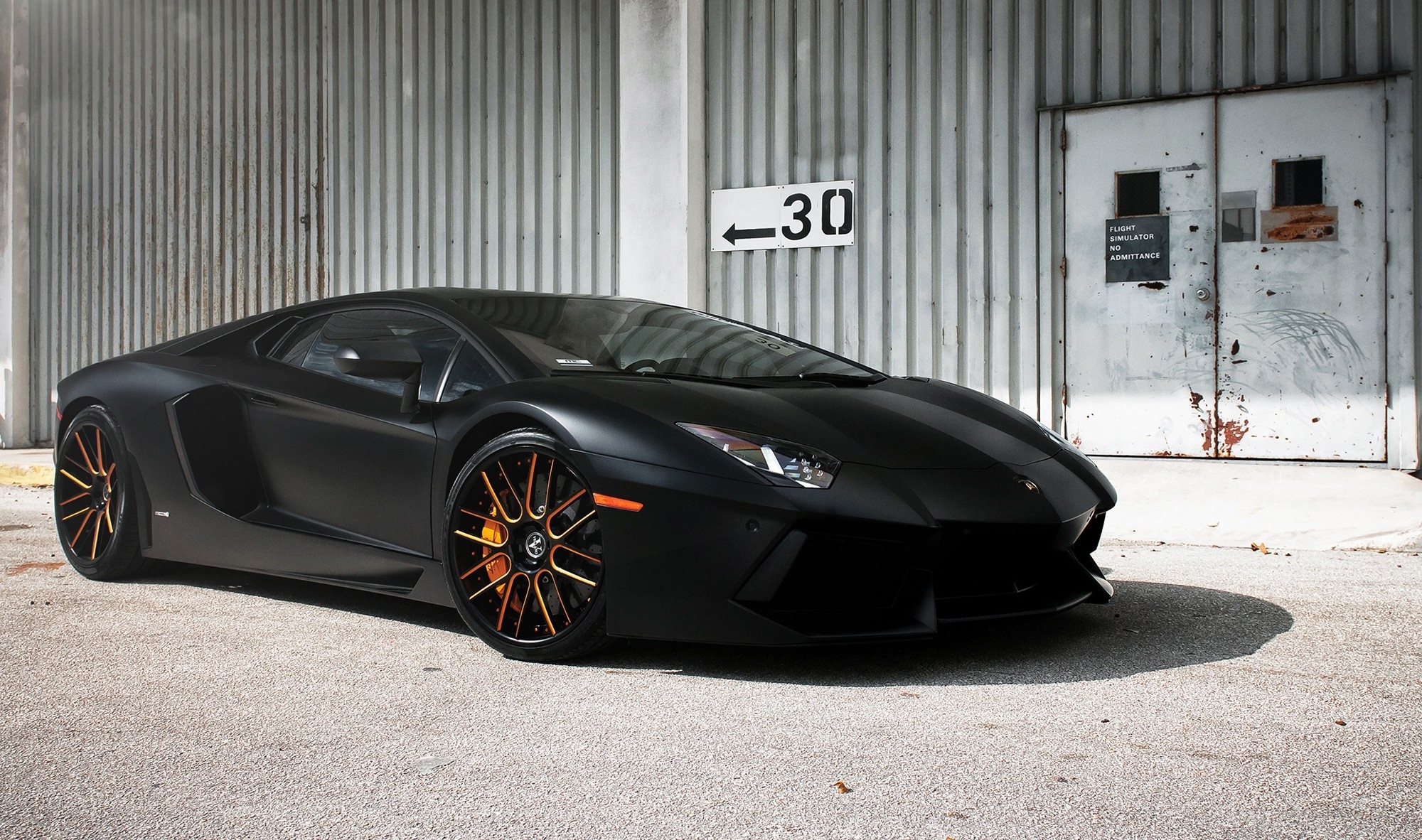 Lamborghini Aventador lp700 Black