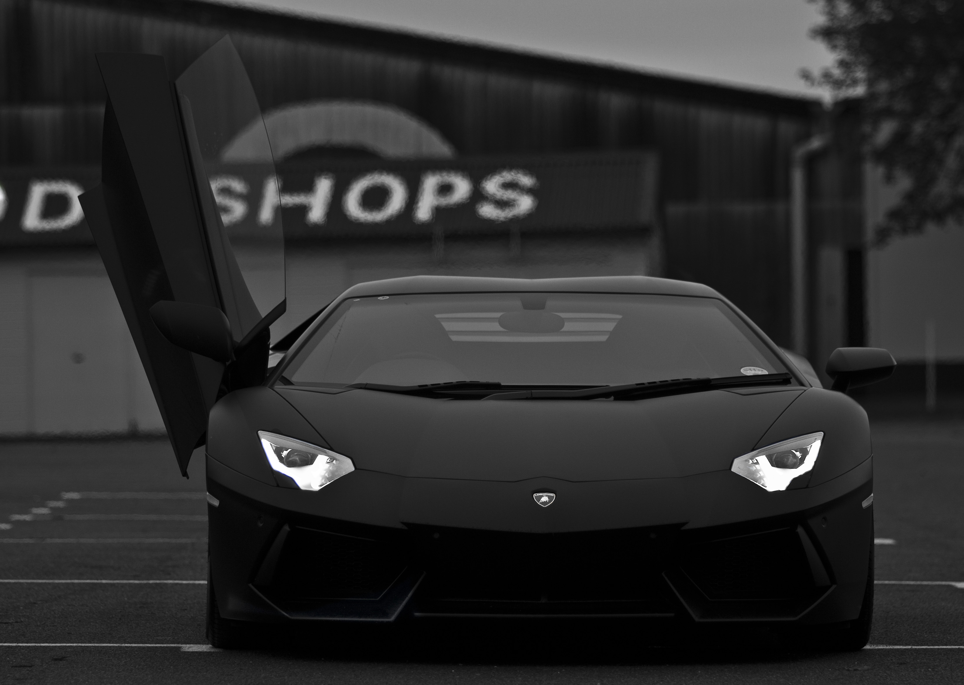 Lamborghini Gallardo Black зад