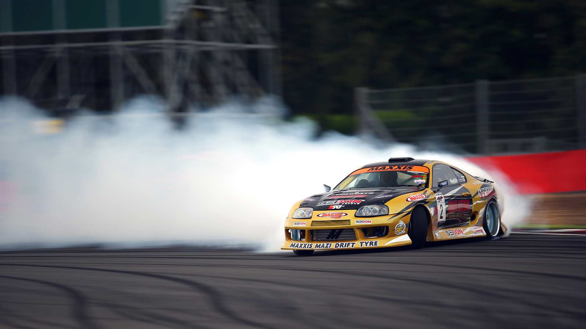 Обои smoke, Toyota, competition, tuning, sportcar, drift, supra на рабочий  стол