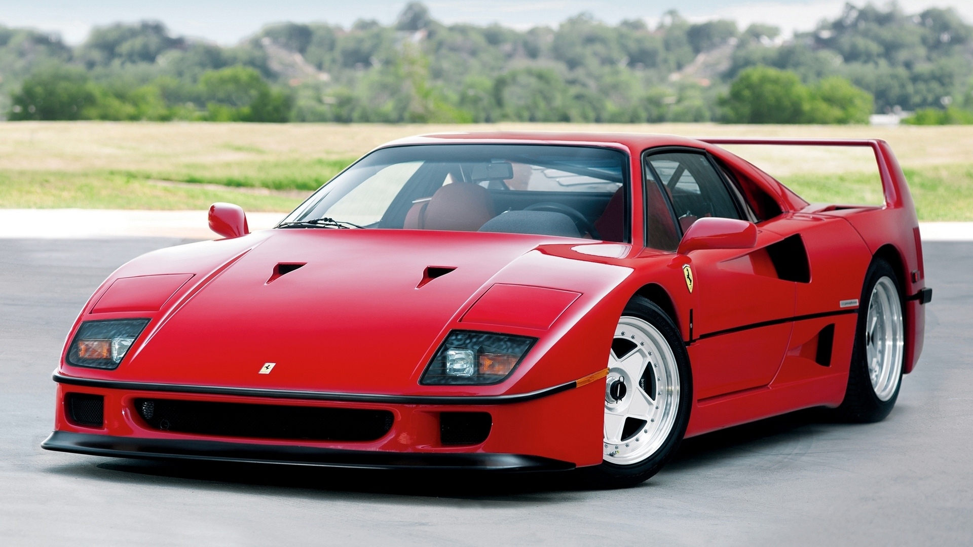 Ferrari f40 зеленая