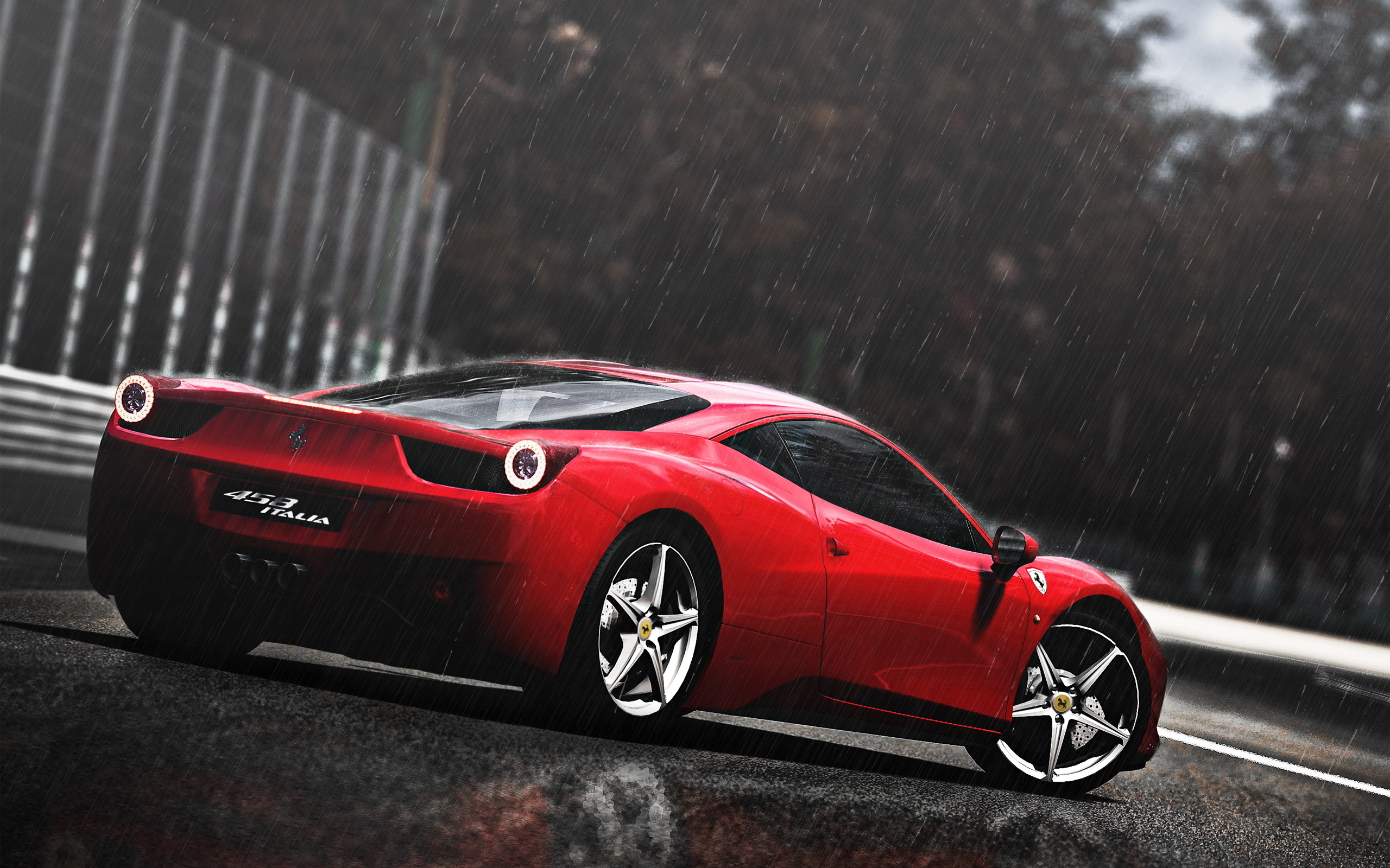 Феррари 458 Italia синий