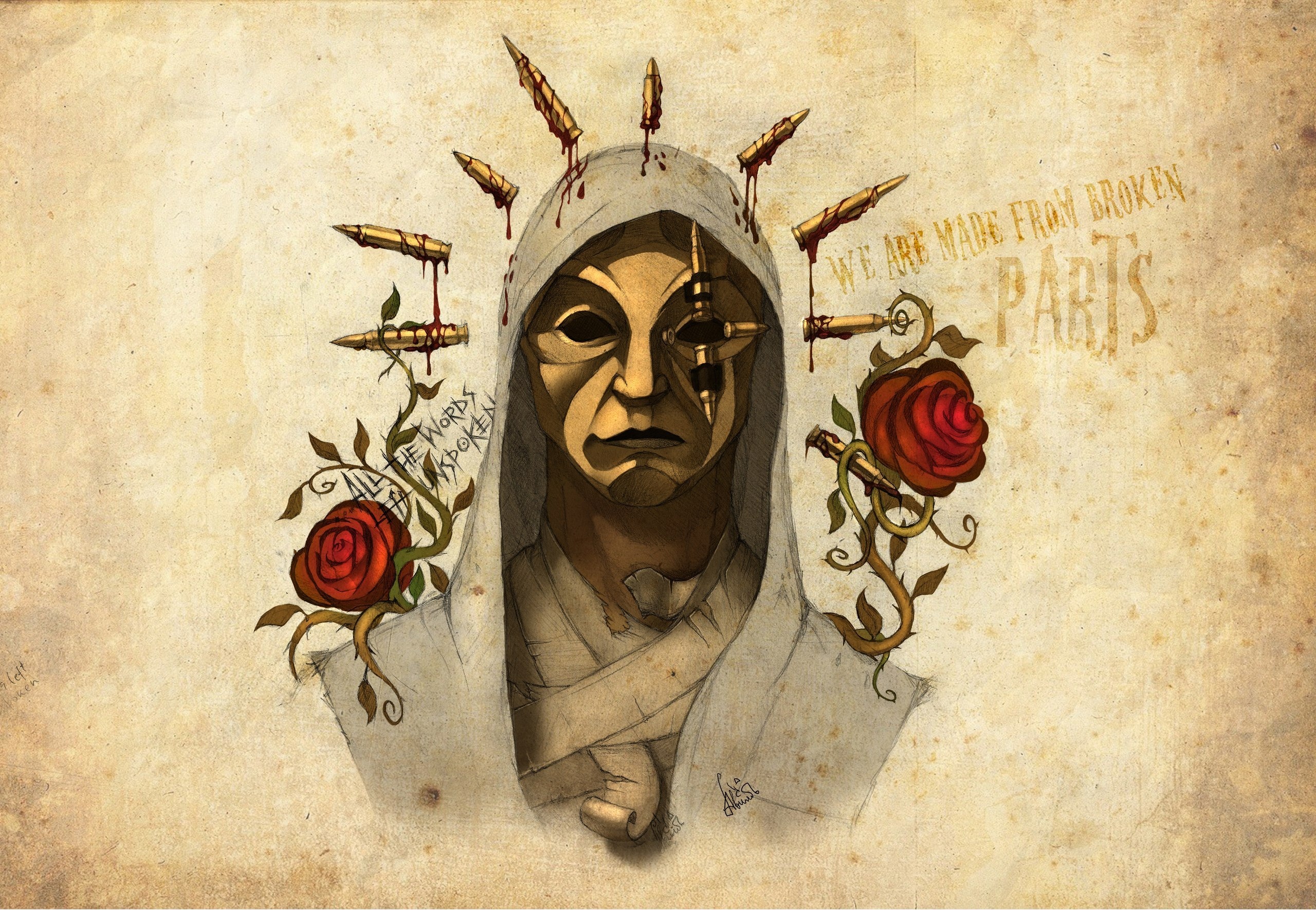 Обои Hollywood undead, danny, artwork, notes from the underground на  рабочий стол