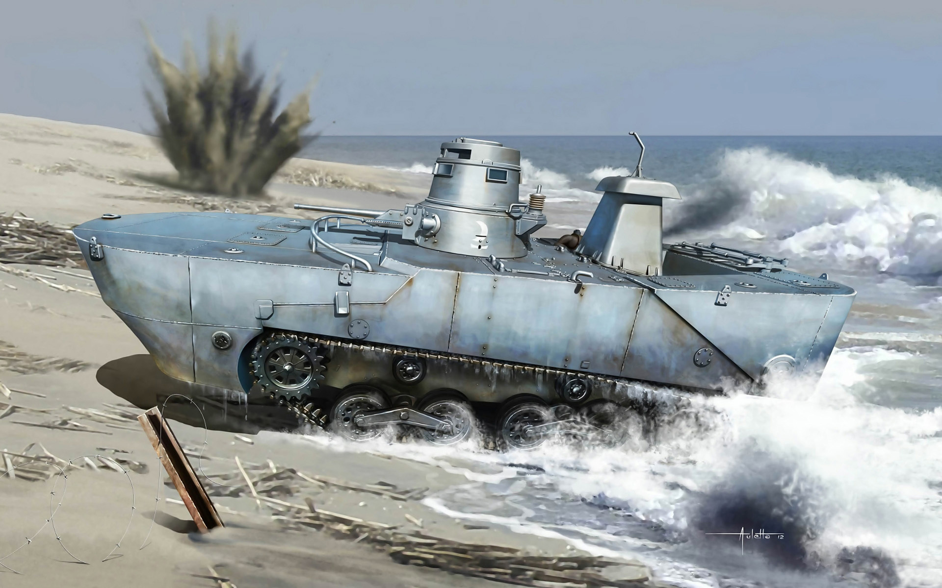 Type 02. Type 2 ka-mi Amphibious Tank. Плавающий танк Тип 2 ка-ми. 6916 Dragon танк IJN Type 2 (ka-mi) Amphibious .... Ками танк плавающий японский.