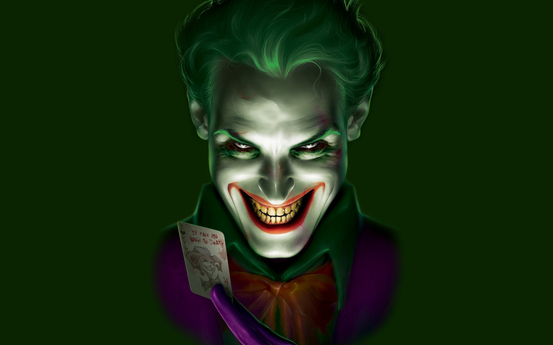 Джим Керри улыбка Джокера