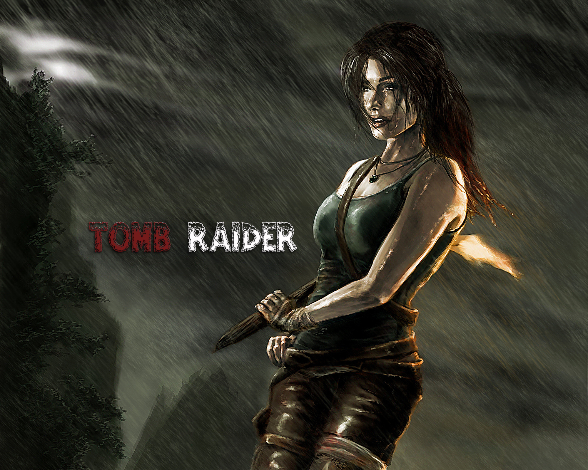 Обои art, лара крофт, lara croft, Tomb raider, расхитительница гробниц на  рабочий стол