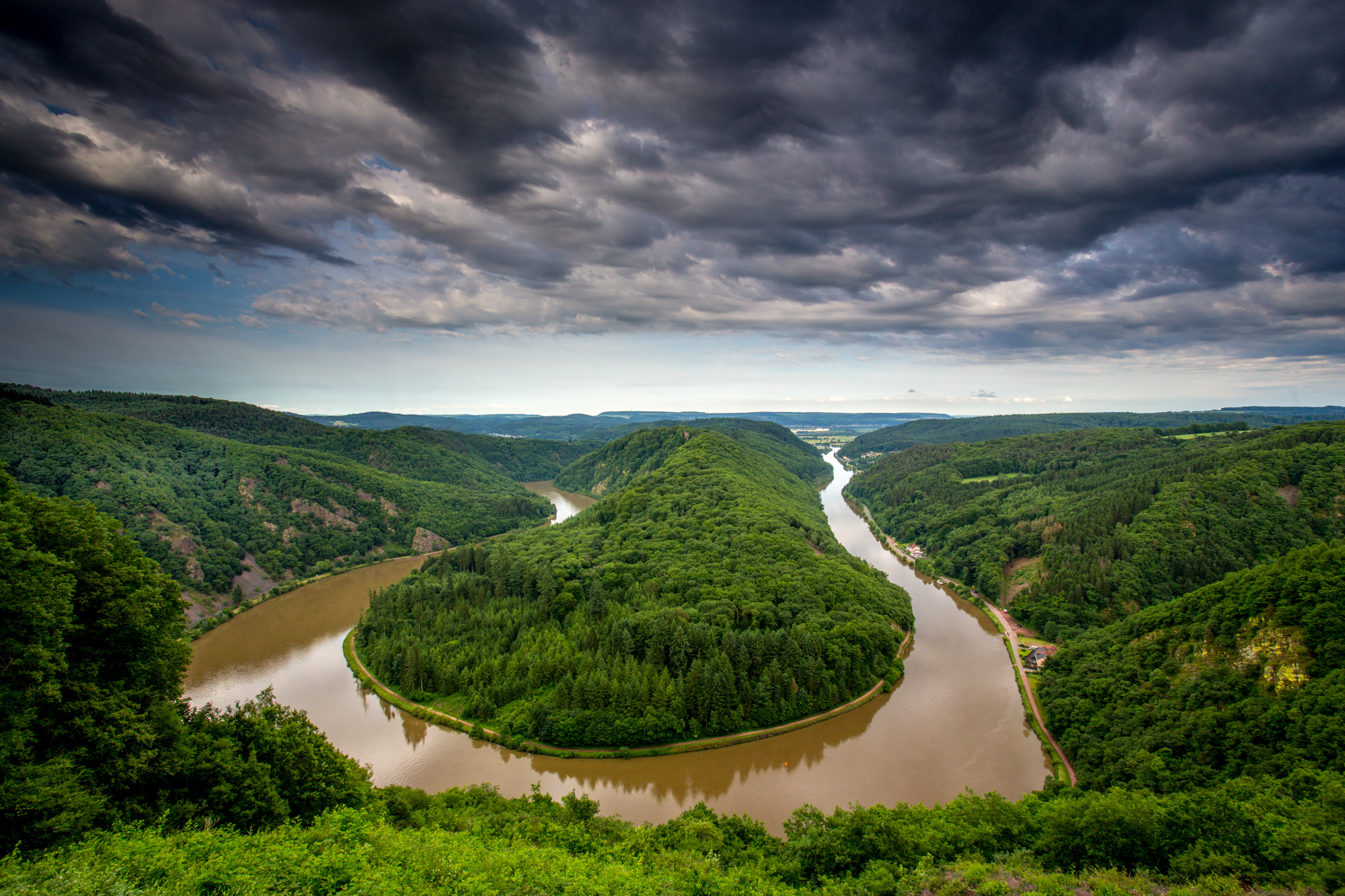 Фото реки сверху