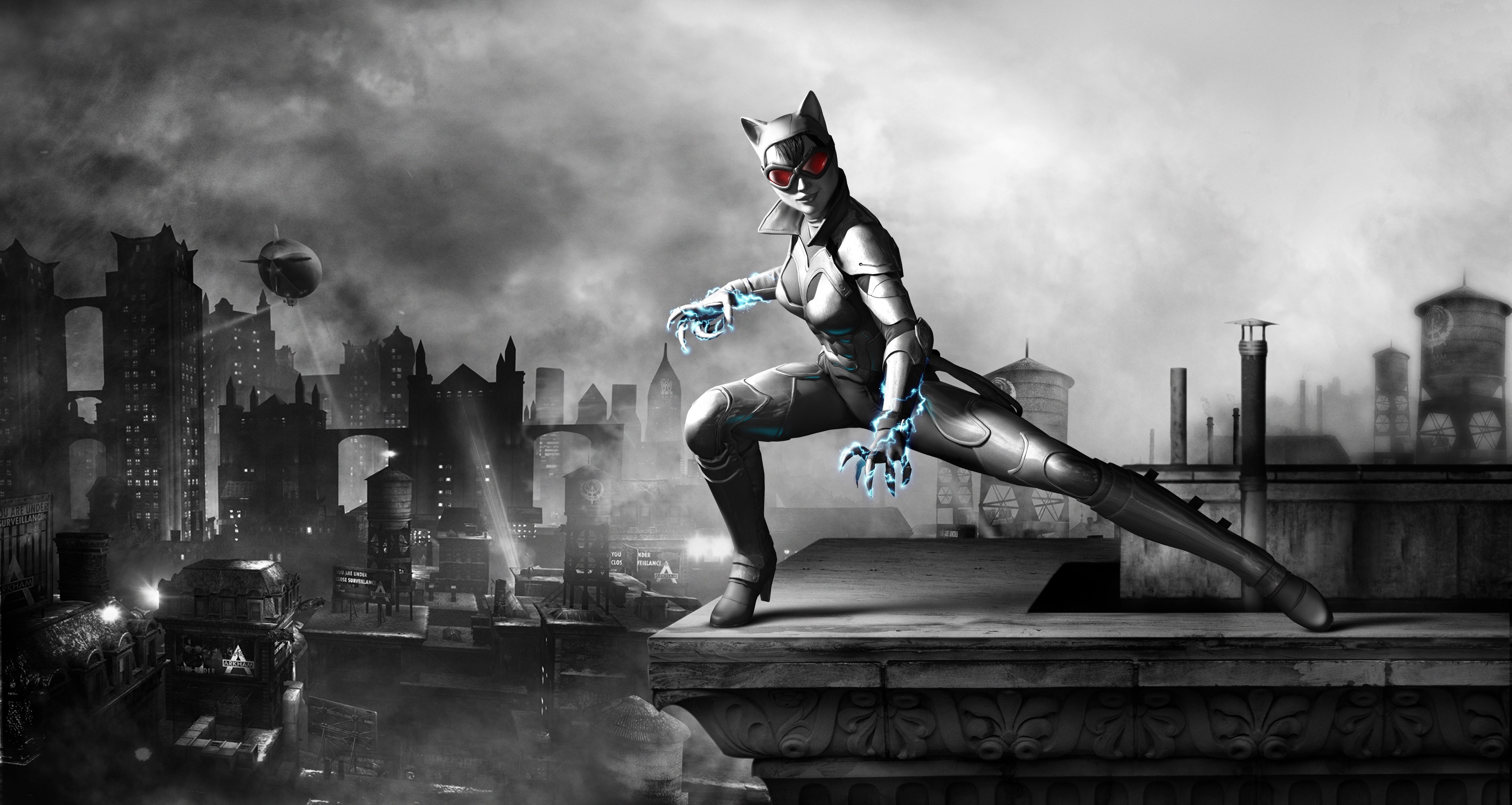 Обои batman arkham city armored edition, catwoman, женщина-кошка, selina  kyle на рабочий стол