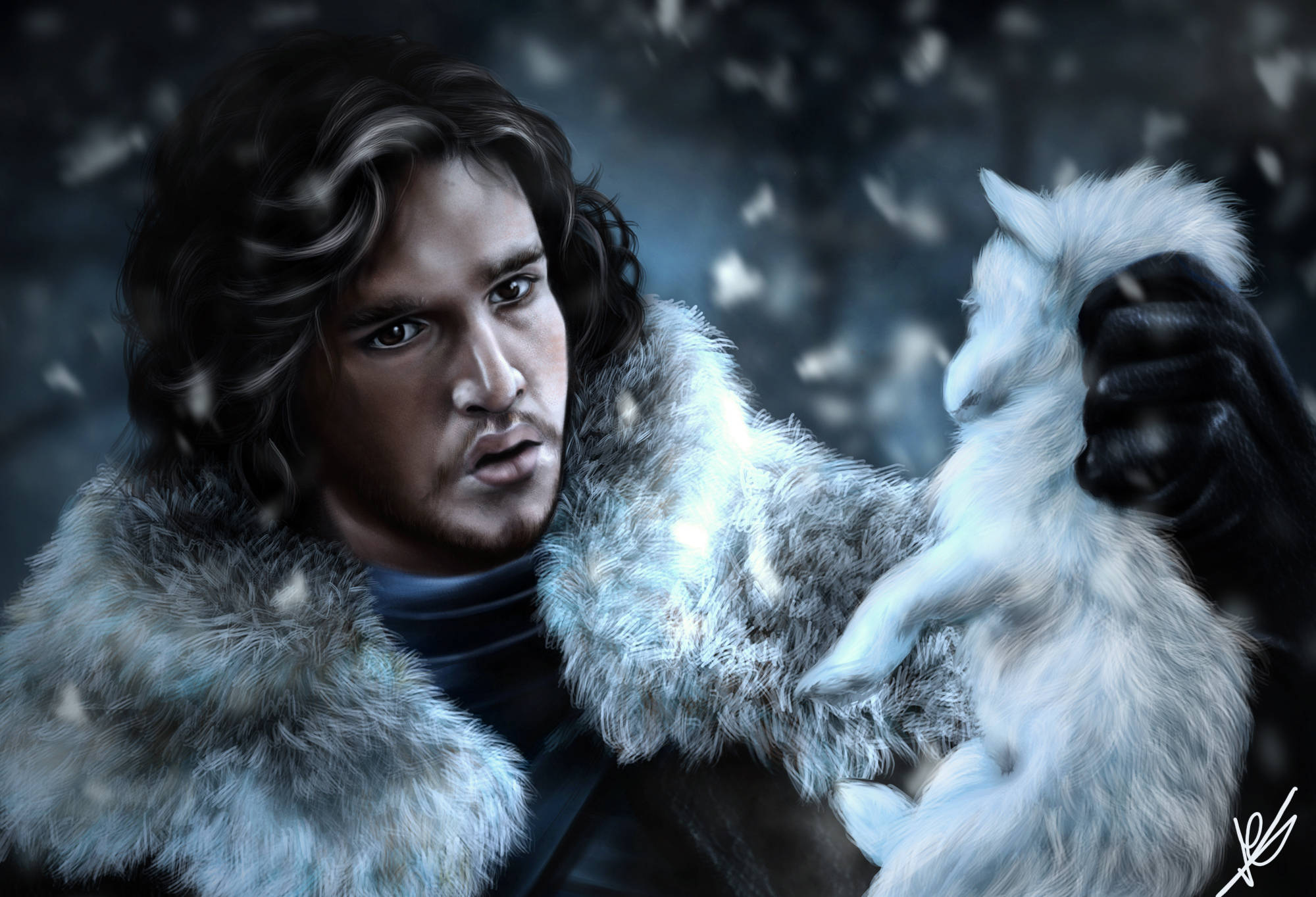 Обои jon snow, game of thrones, парень, игры престолов, лицо, дозор на  рабочий стол