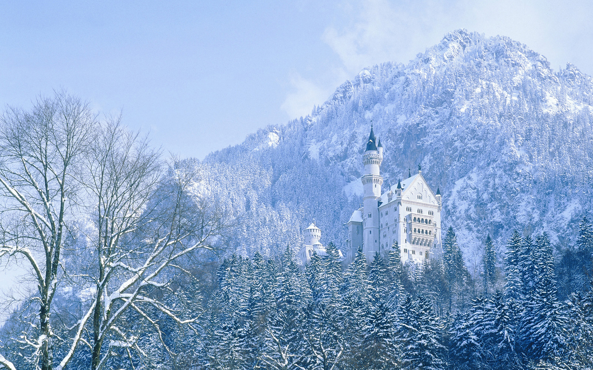 Нойшванштайн Бавария зима