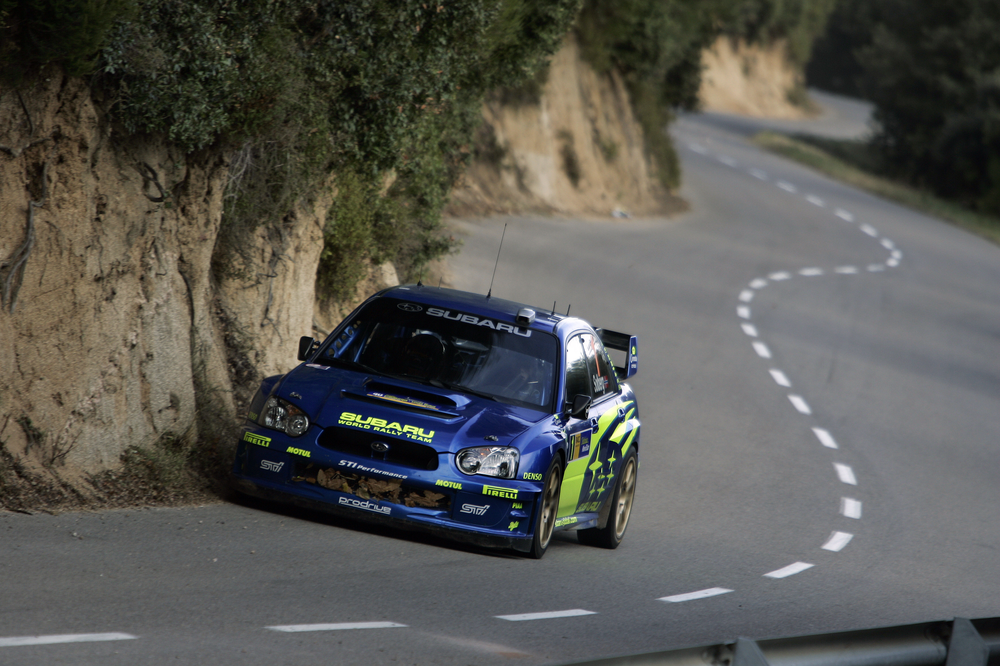 Subaru WRX STI Rally car