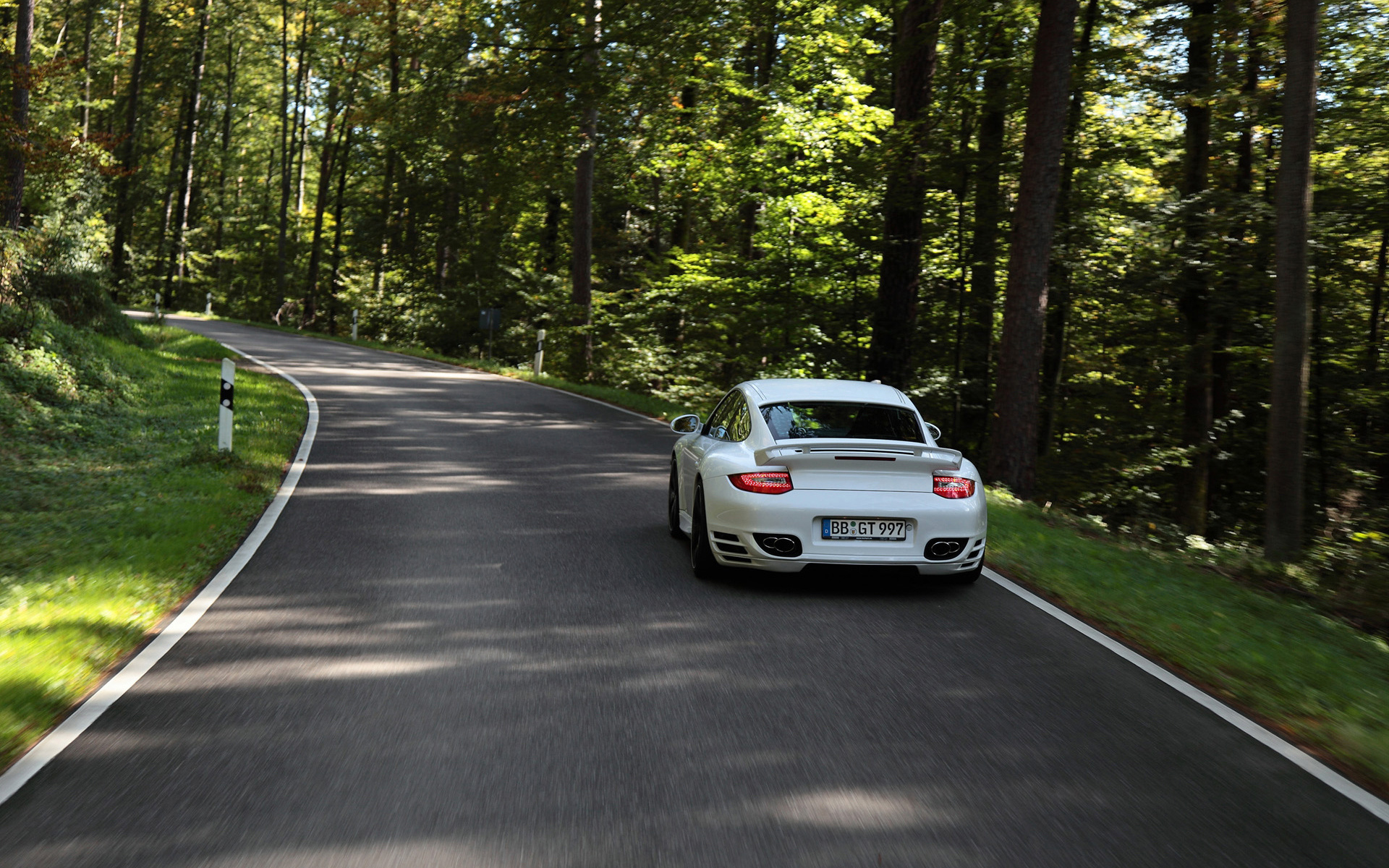 Porsche na doroge