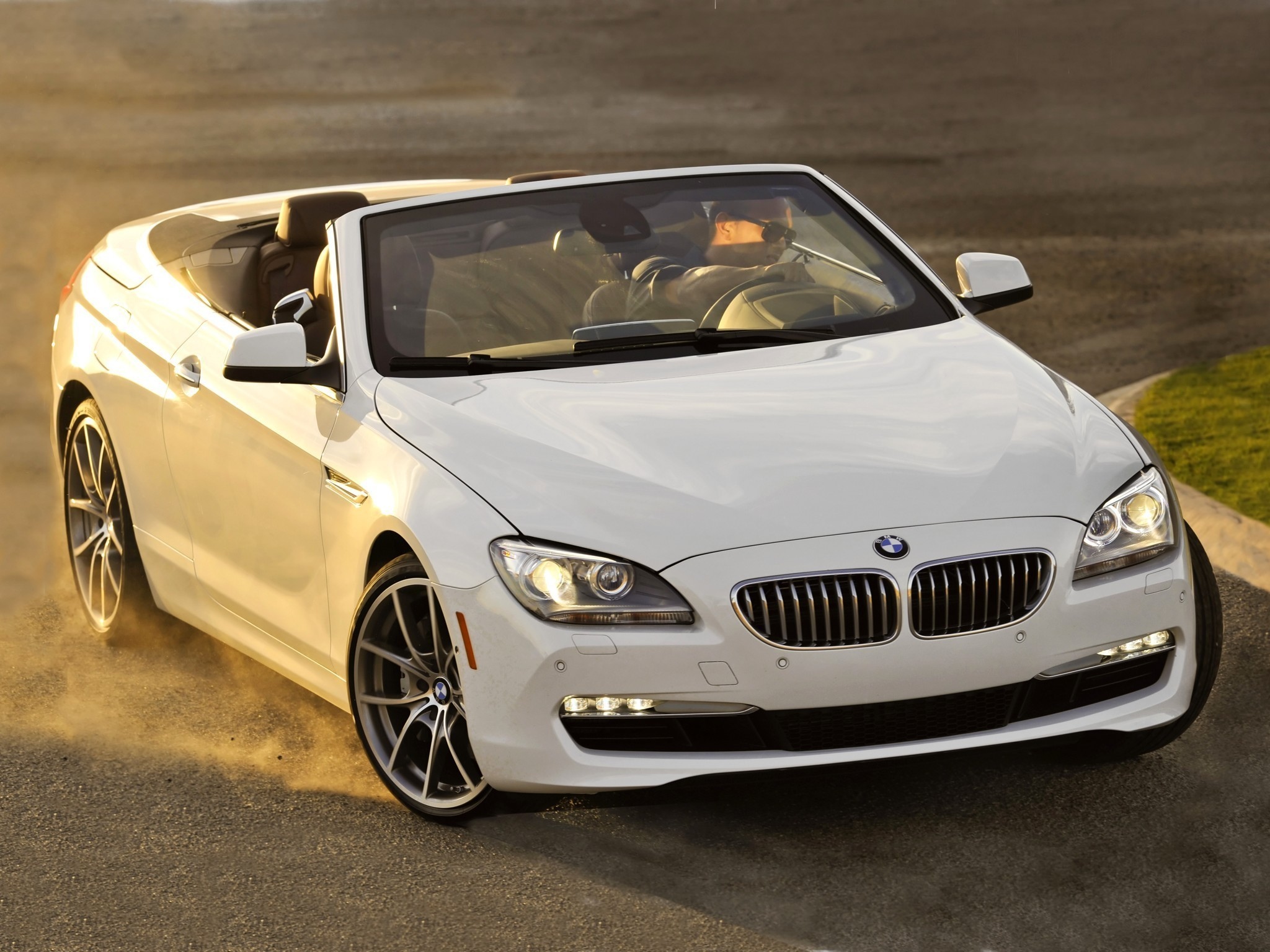 BMW 6 Cabrio White