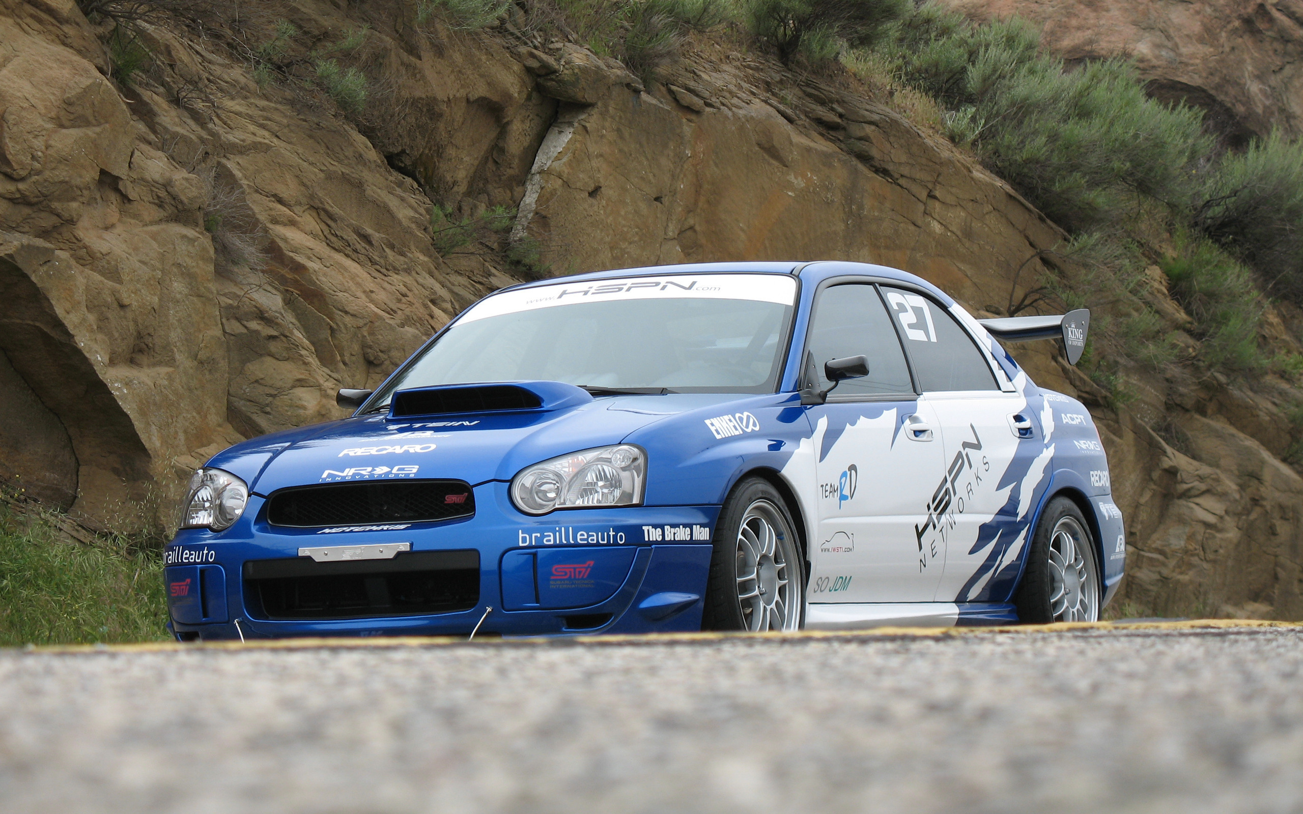 Subaru Impreza WRX STI 2004 дрифт