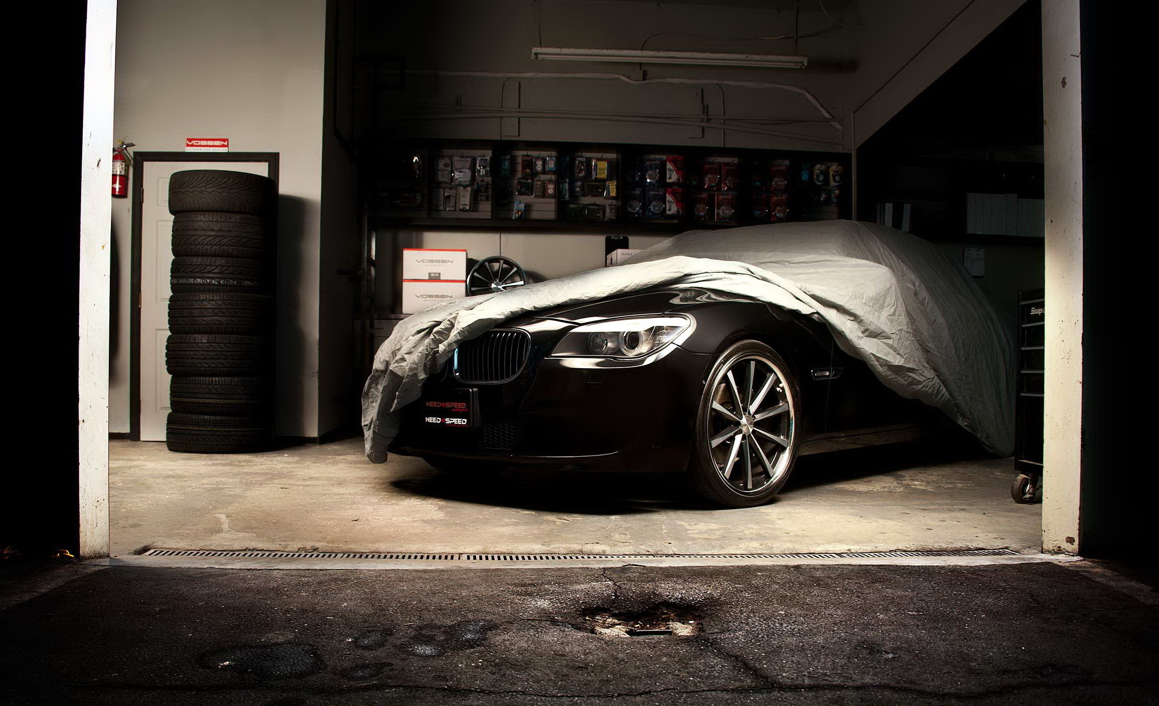 BMW 7 Wheels Black