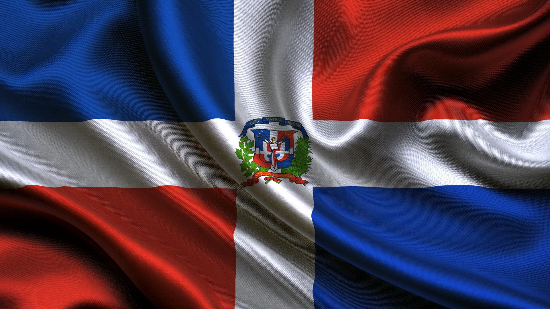 Флаг Доминиканской Республики фото