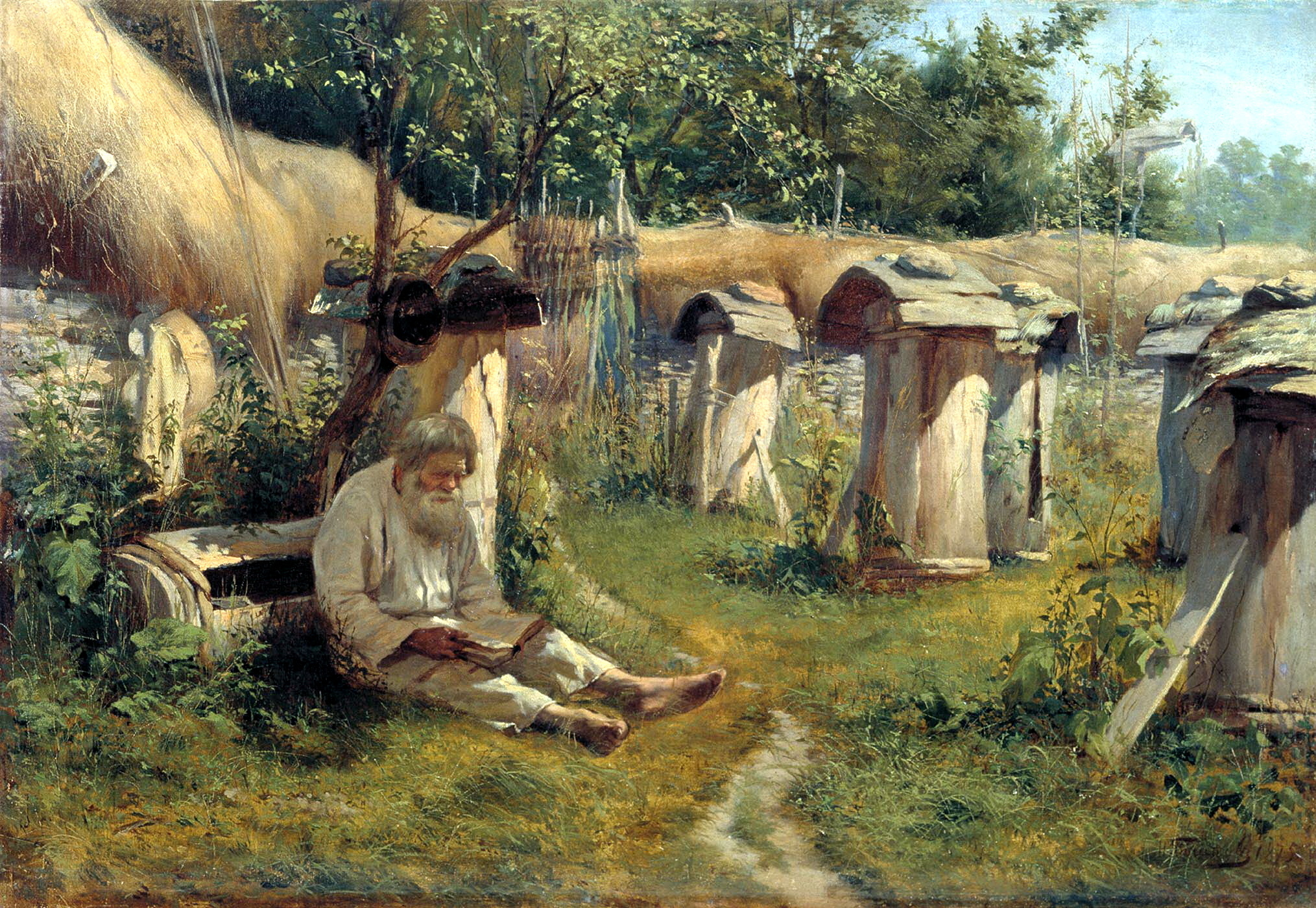 Николай Богатов «Пасечник», 1875 год