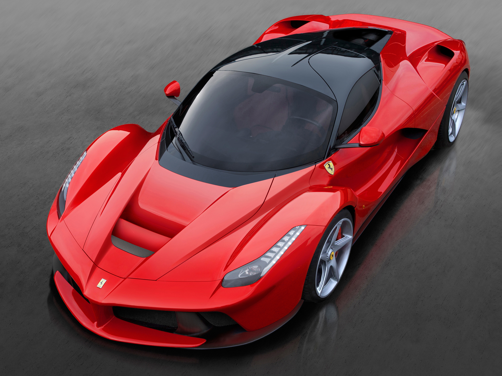 Обои laferrari, машина, фары, передок, 2013, red, ferrari, ракурс на  рабочий стол