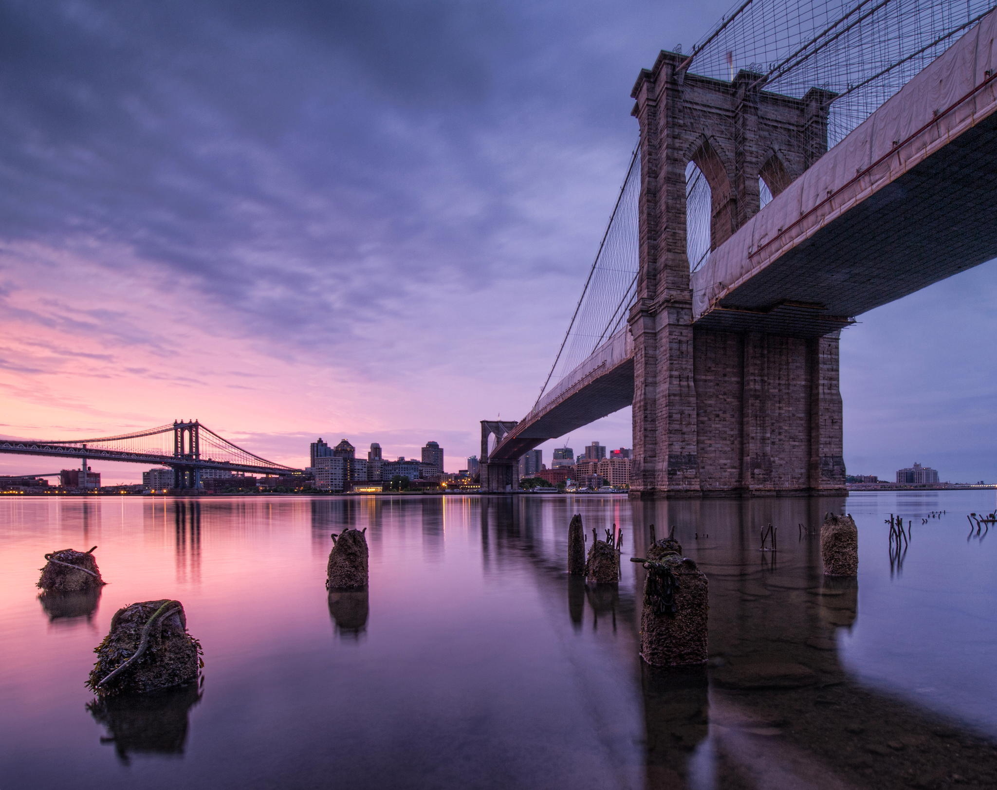 Река Бруклинский мост
