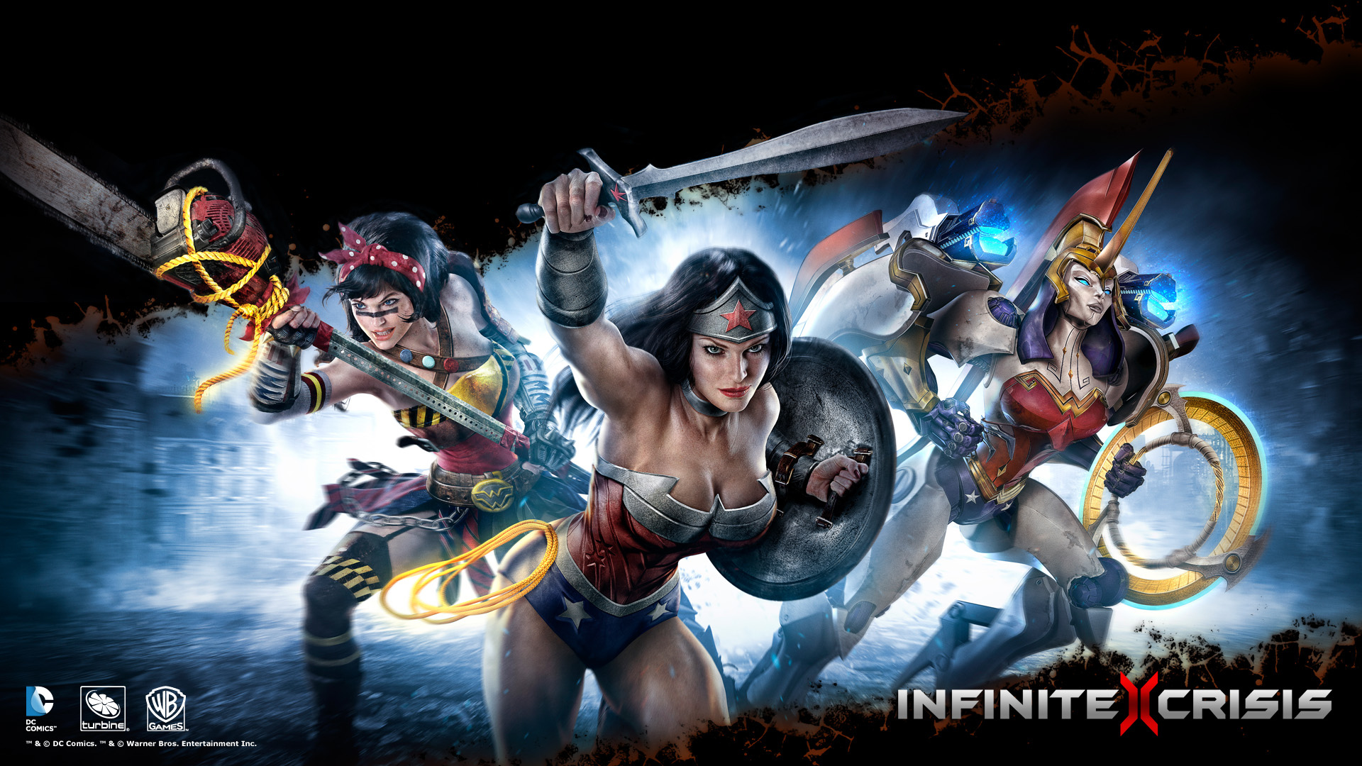 Обои Infinite Crisis, DC, параллельная реальность, Wonder Woman,  Чудо-женщина на рабочий стол