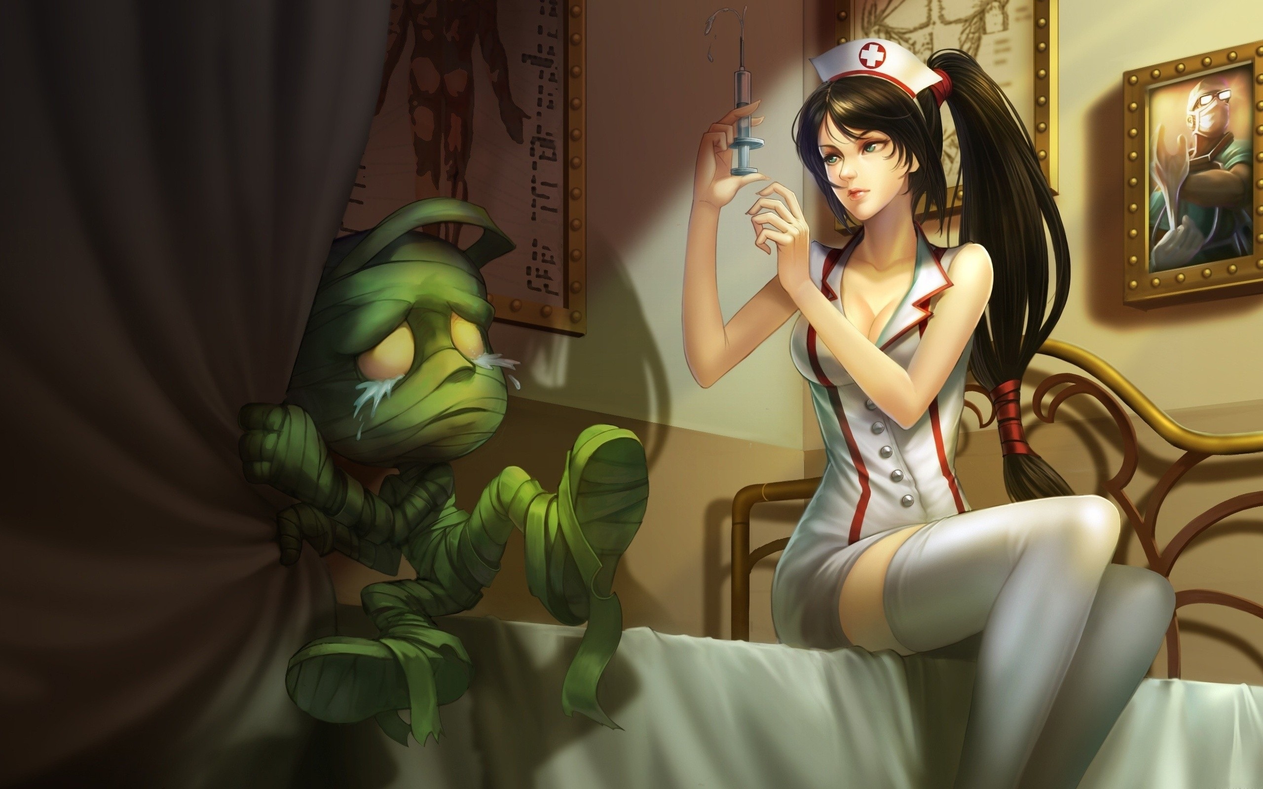 Лига легенд медсестра Акали