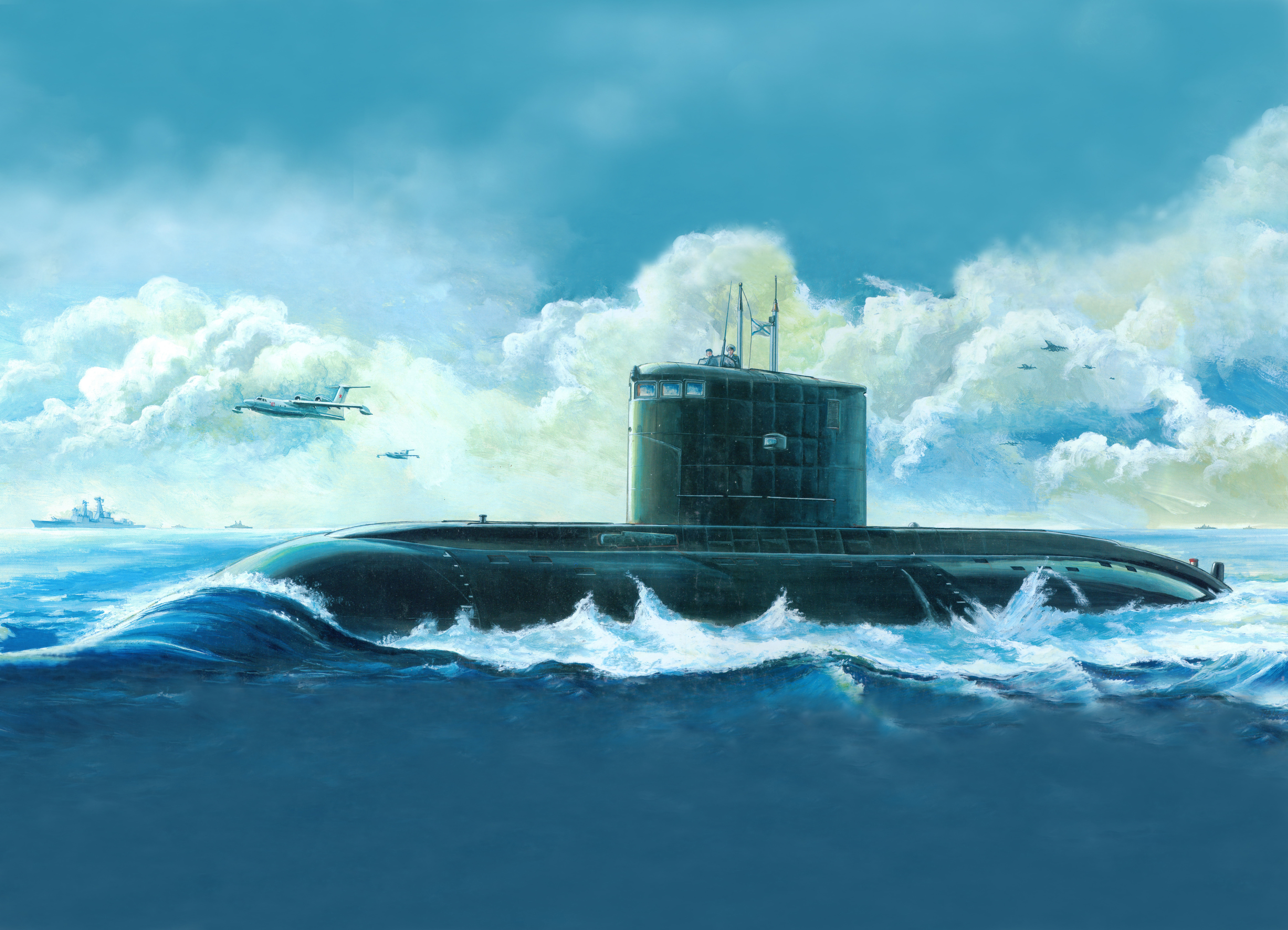 Подводный корабль. Варшавянка подводная лодка 1/144 модель. Трумпетер подводная лодка. Подводная лодка субмарина. Борей подводная лодка.