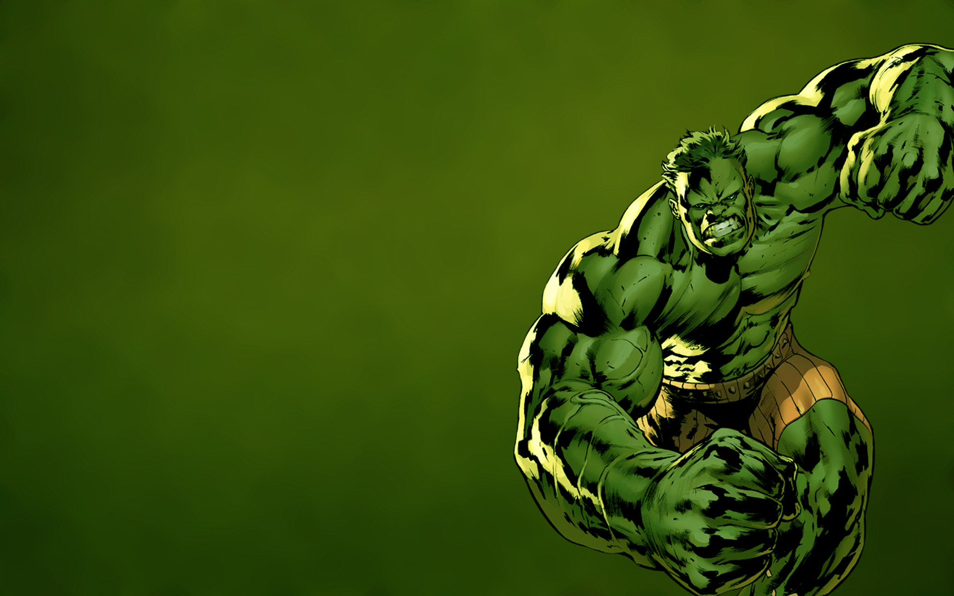 Обои халк, фантастика, зеленый, hulk, marvel, ярость на рабочий стол