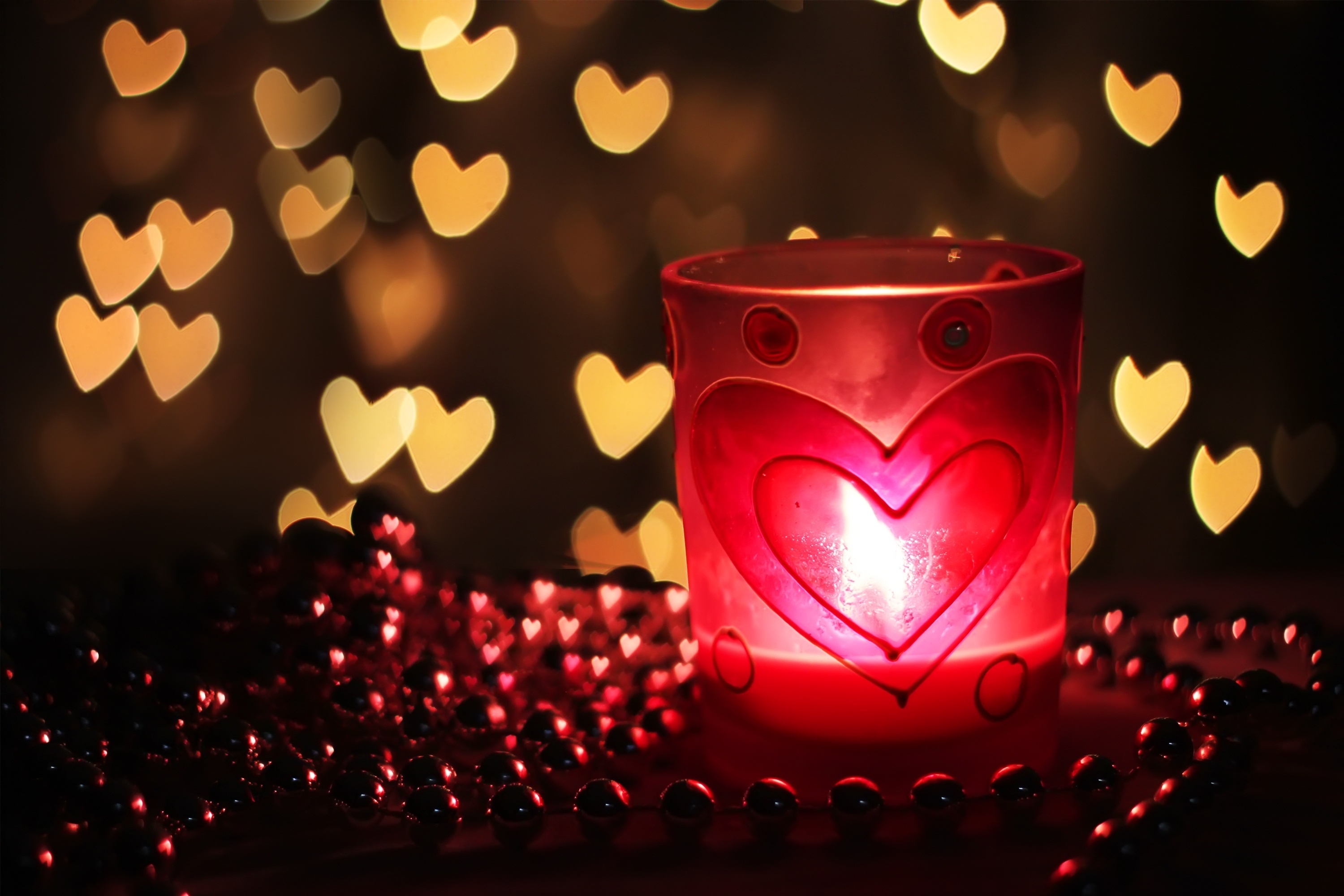 Красивые свечи романтика