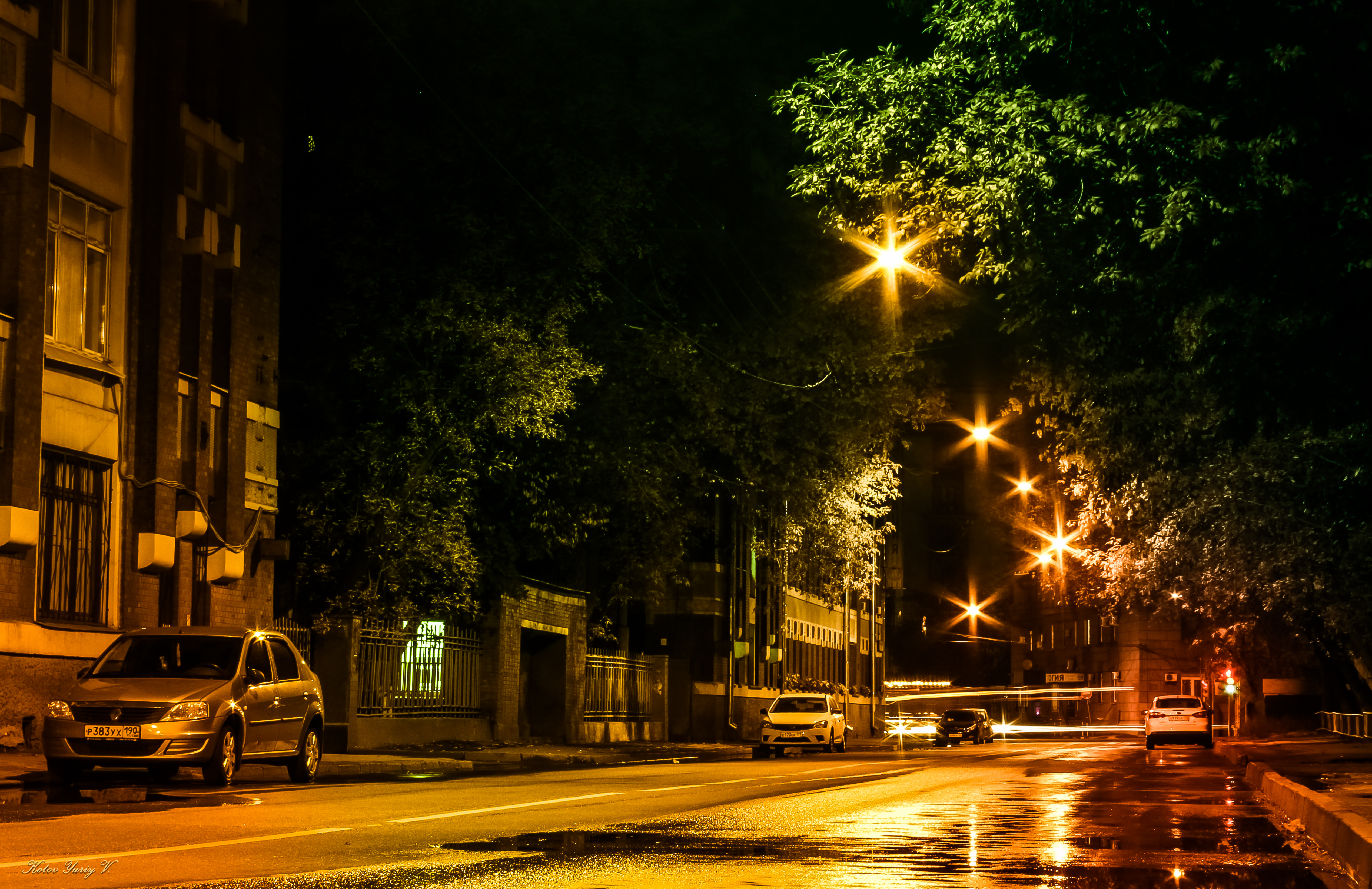 Ночная Улица Фон