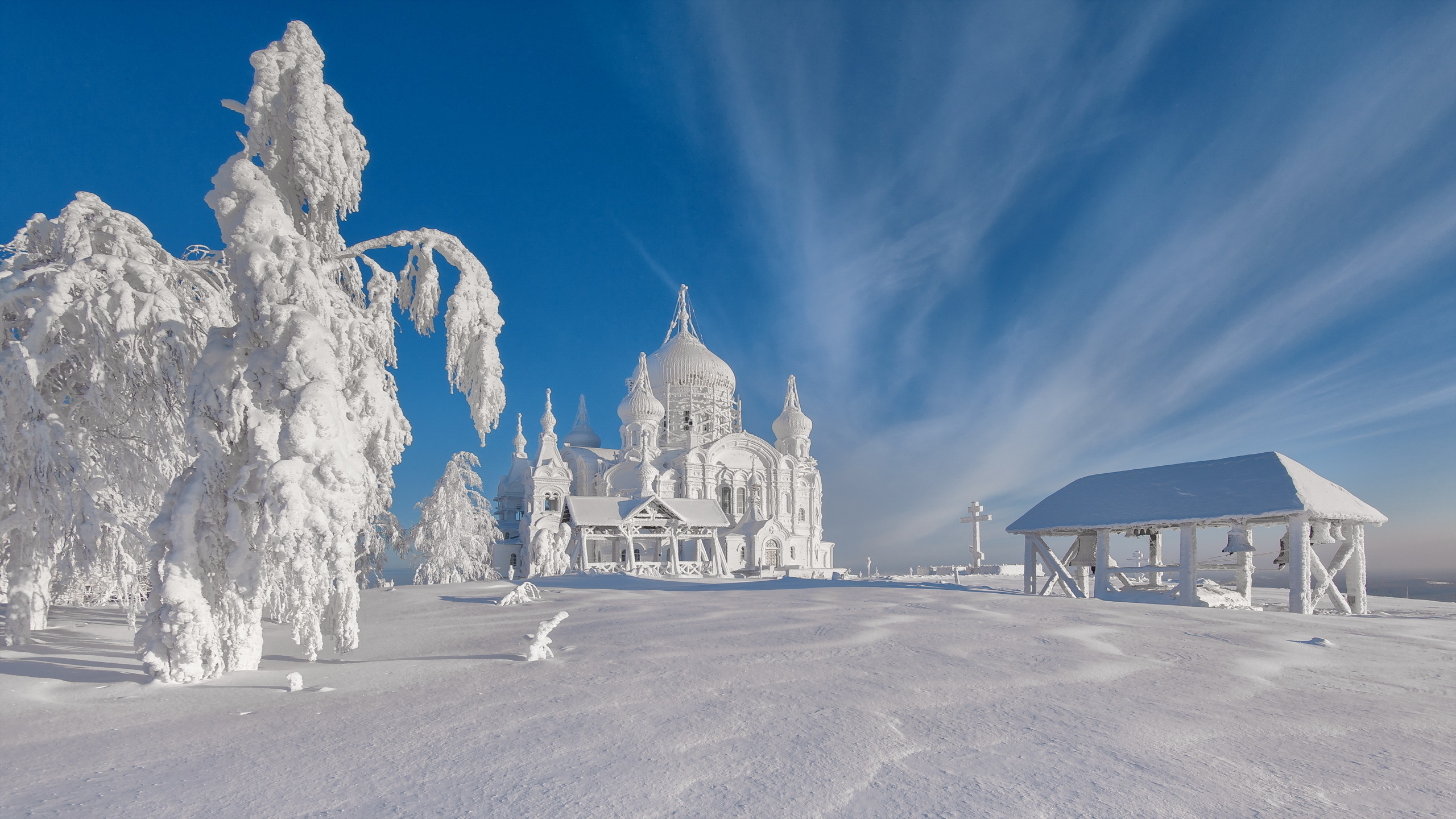 Белогорский монастырь Пермский зима 2022