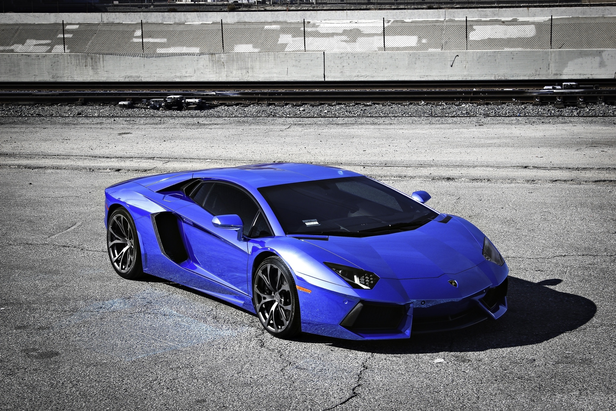 Lamborghini Aventador lp700-4 Blue