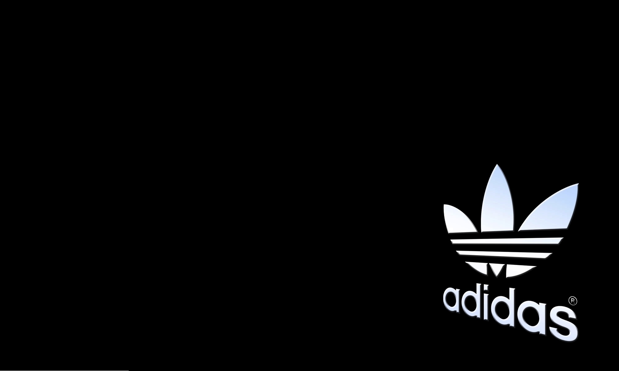 Обои черный, брэнд, фон, adidas, логотип, originals на рабочий стол