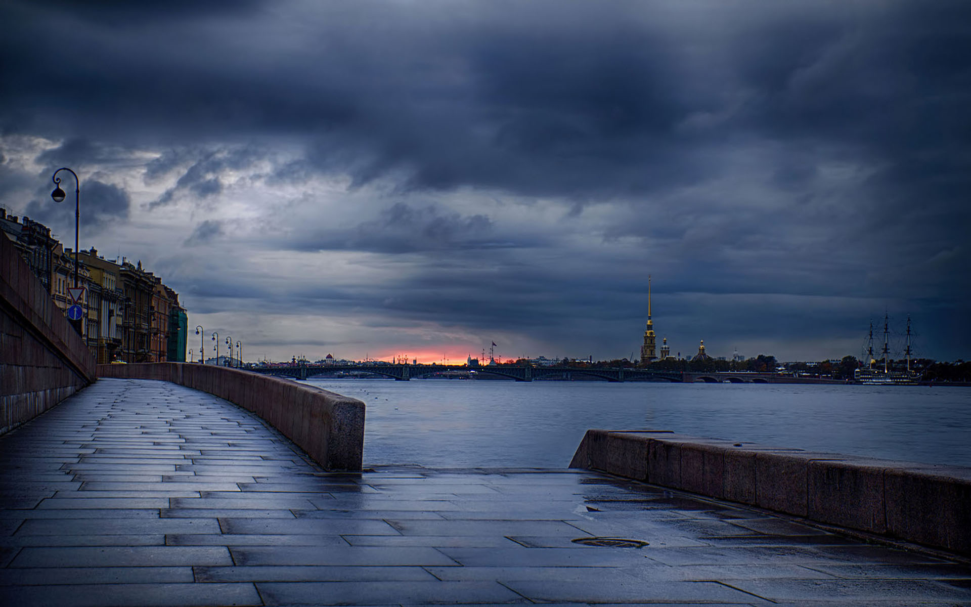 Санкт Петербург море Неве