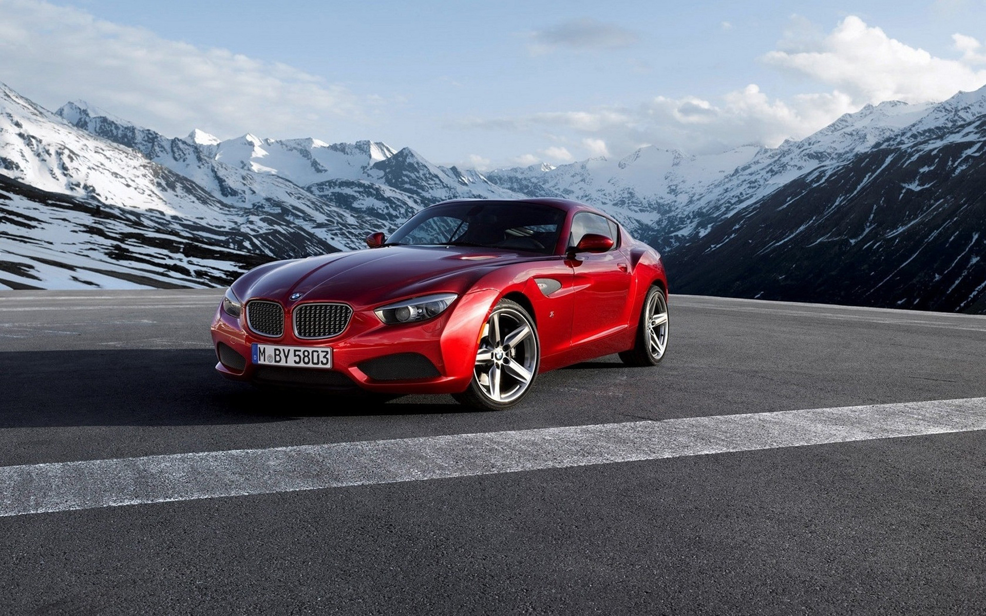 BMW z4 Coupe Red