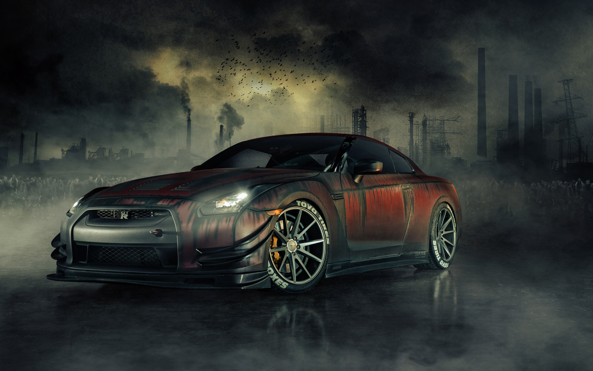 Nissan GTR r35 Wallpaper 1920x1080