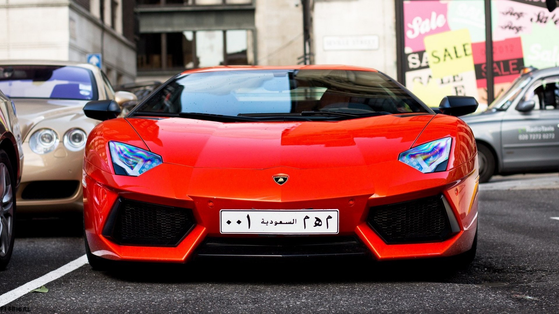 Lamborghini Aventador lp700 4 оранжевый