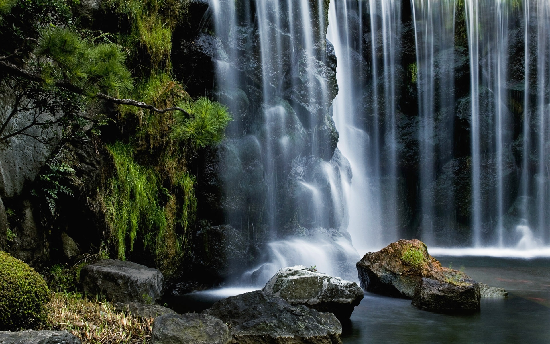 Фон водопад