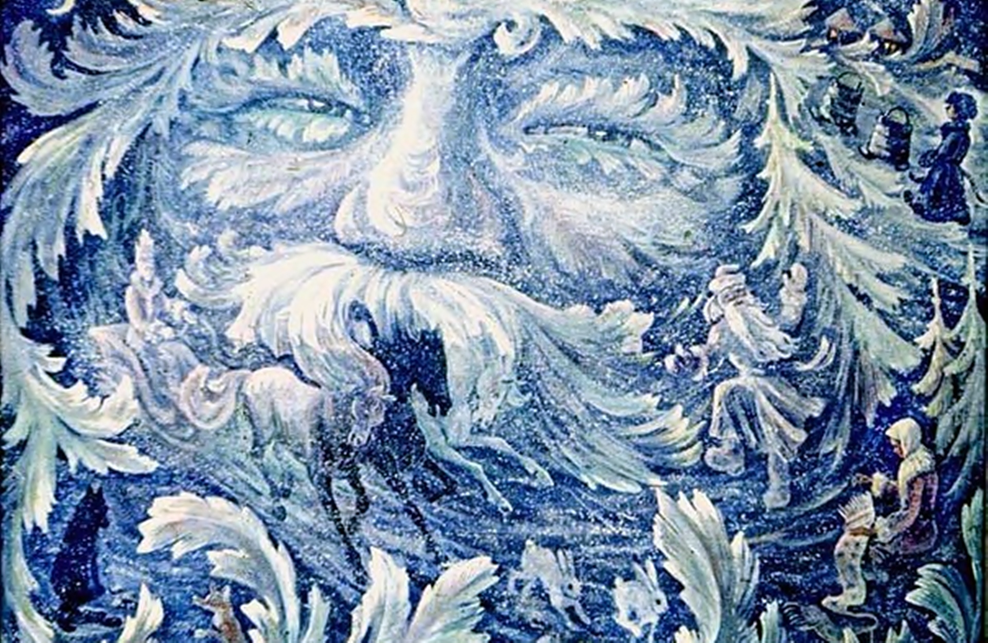 Детские мороз. Мороз (Студенец, Трескун, Морозко. Студенец, Трескунец, Морозко. Морозко дед Трескун. «Дед Мороз», в. м. Васнецов, 1885.