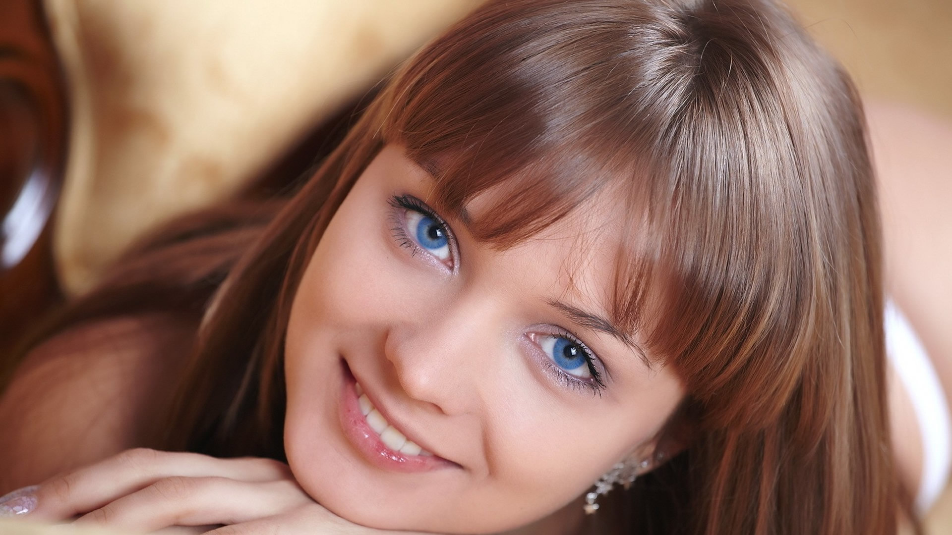 Обои face, blue eyes, redhead на рабочий стол. 