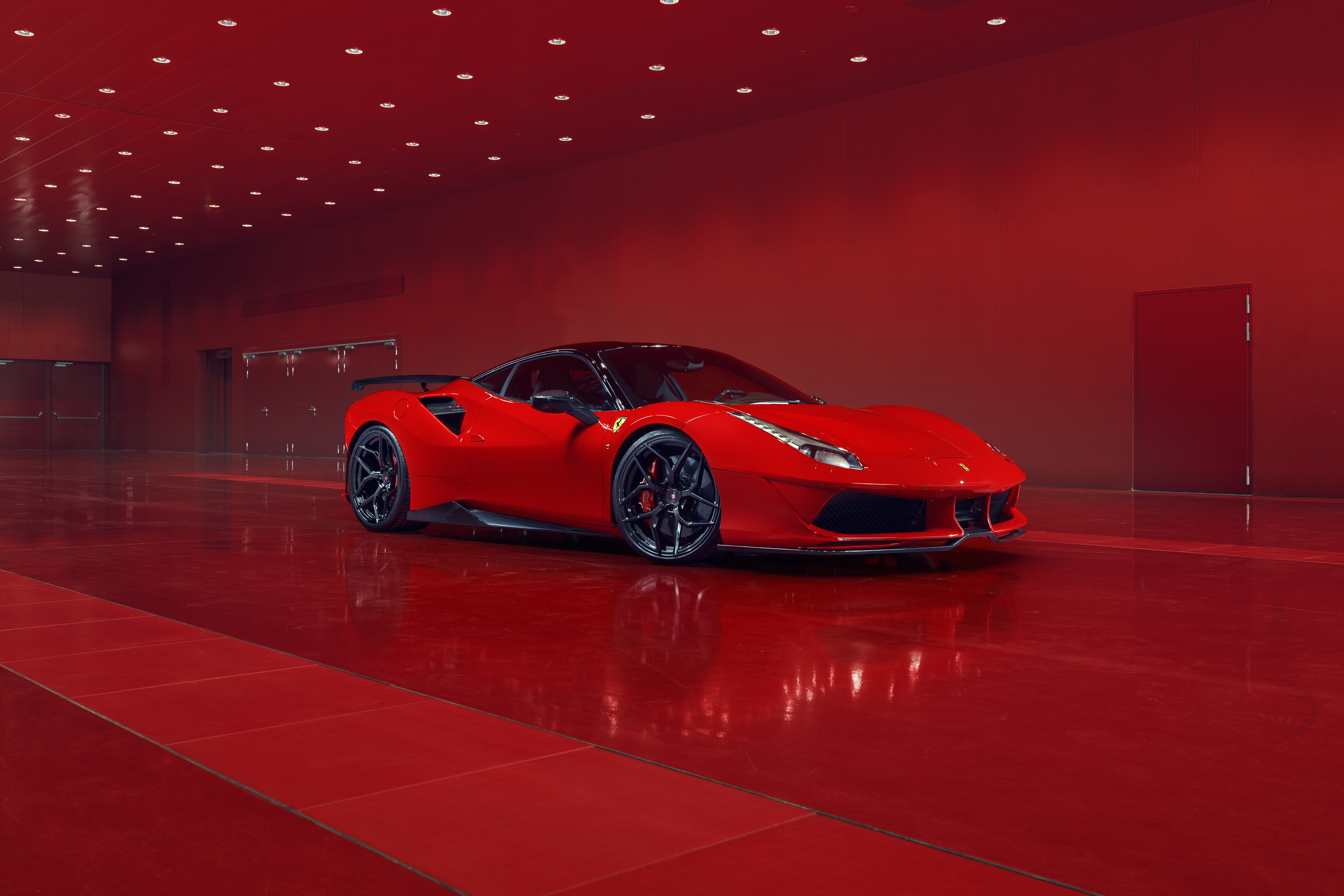 Ferrari 488 GTB 2015 суперкар черный