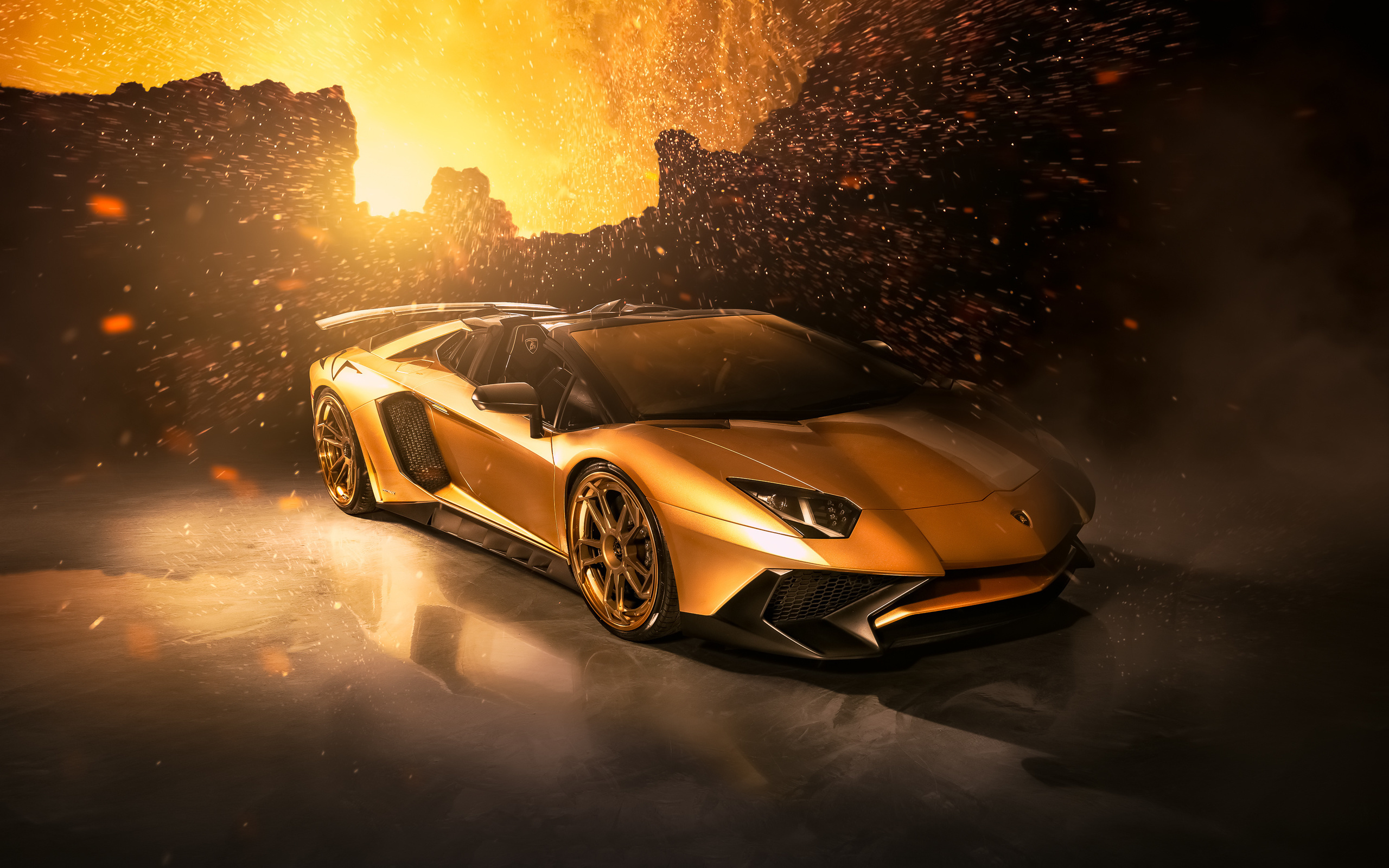 Обои lamborghini, aventador, new на рабочий стол